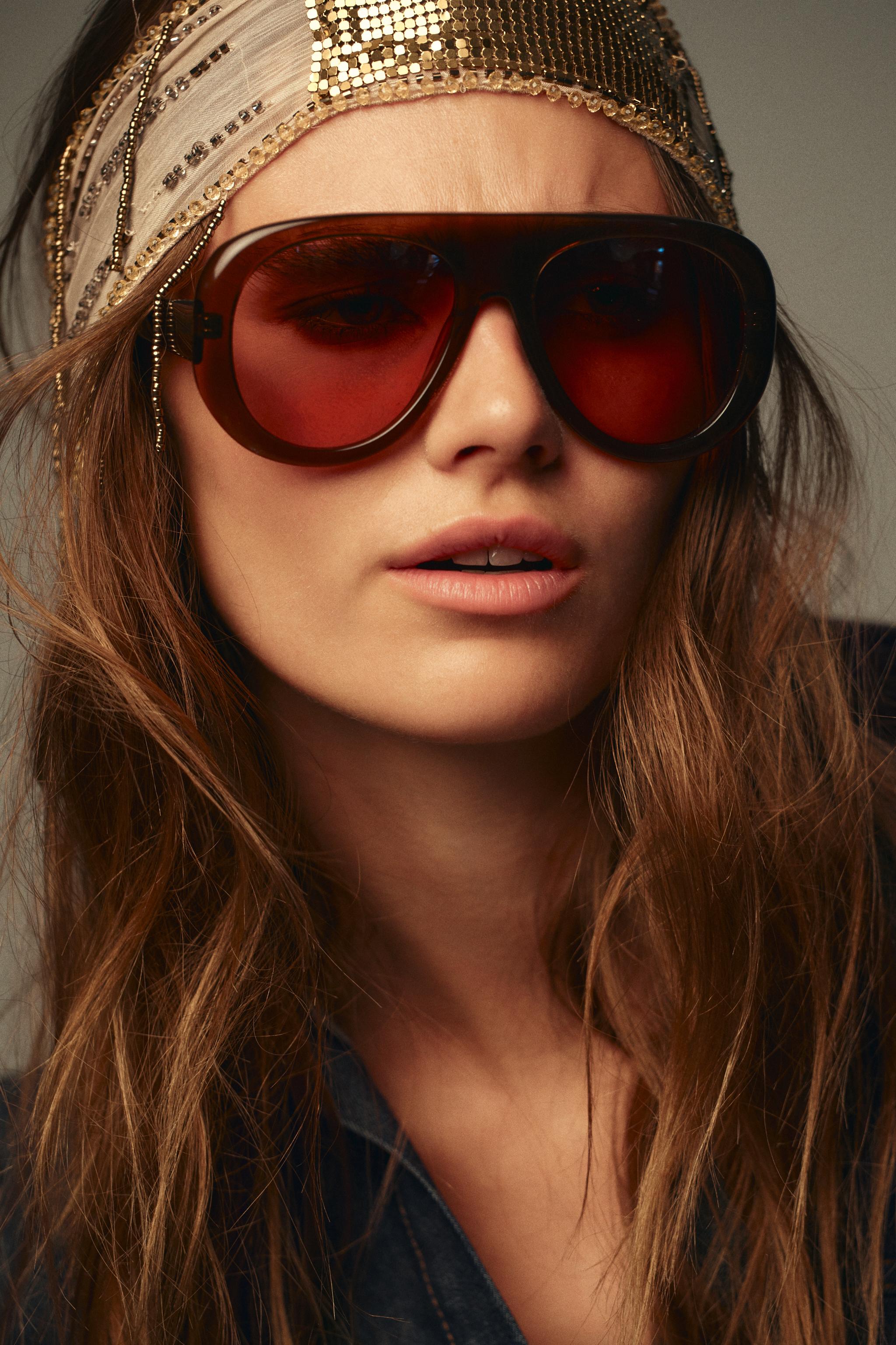 Z1975 FITTED DENIM PUFF SLEEVE SHIRT