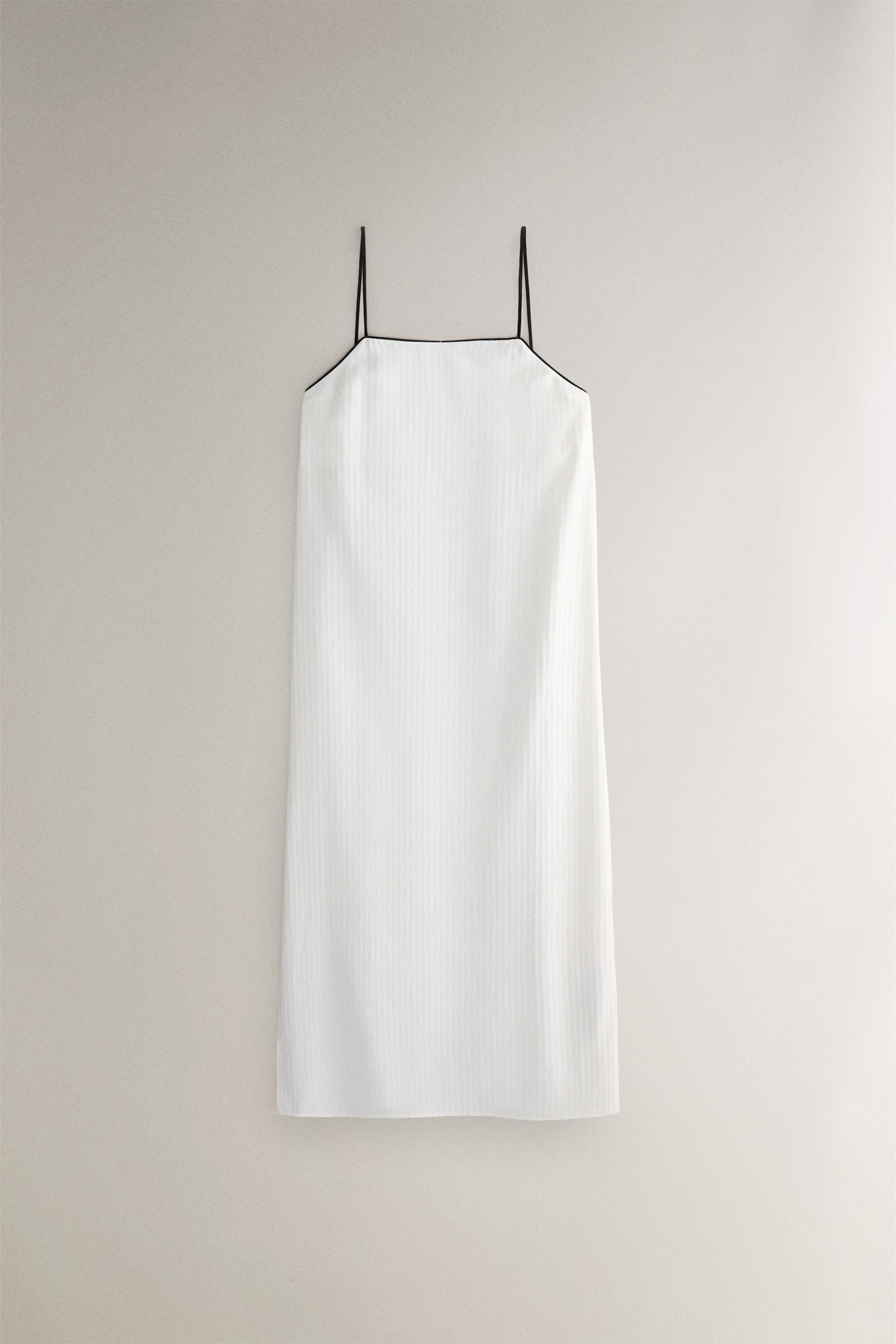 STRIPED JACQUARD NIGHTGOWN