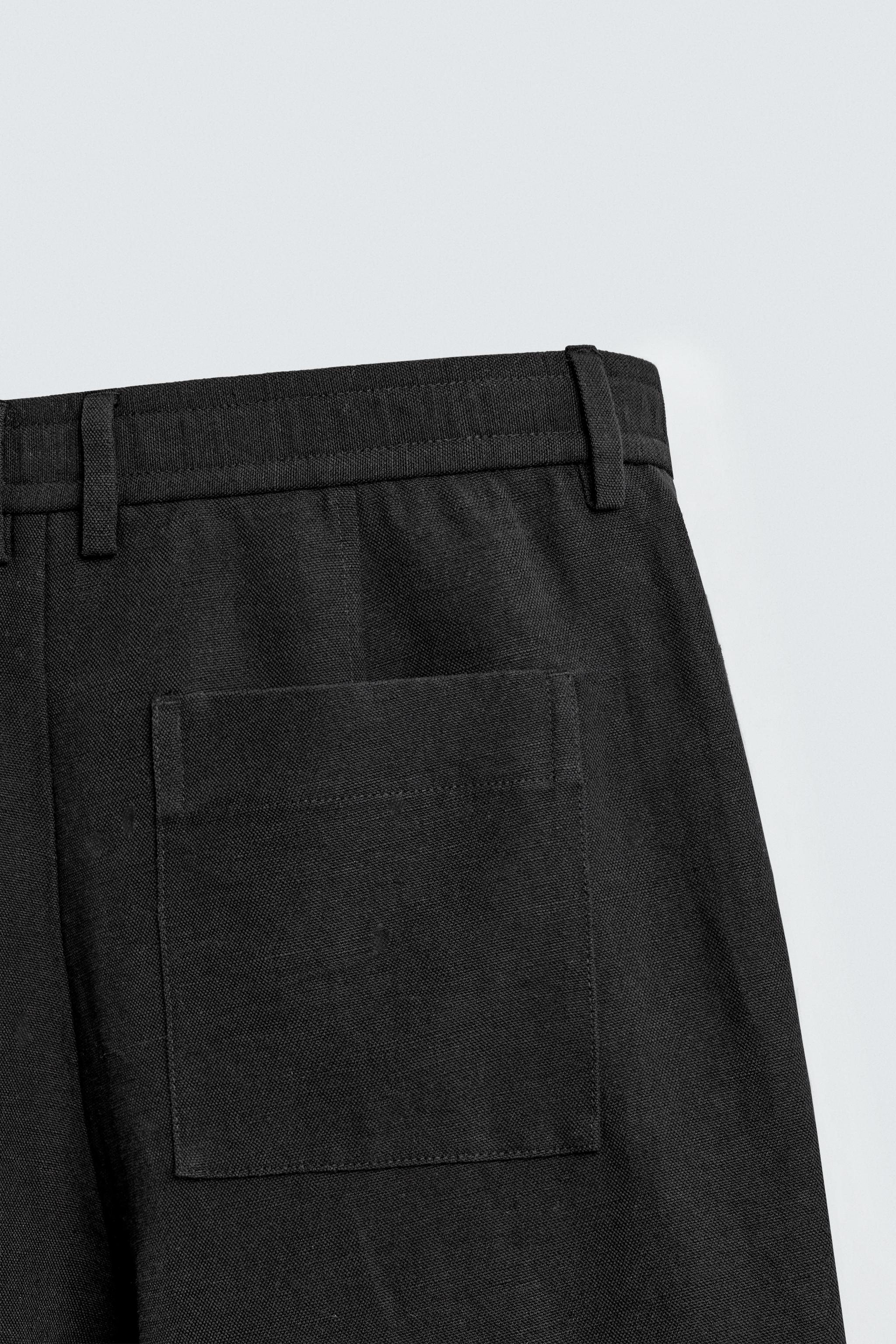 COTTON - LINEN SUIT PANTS