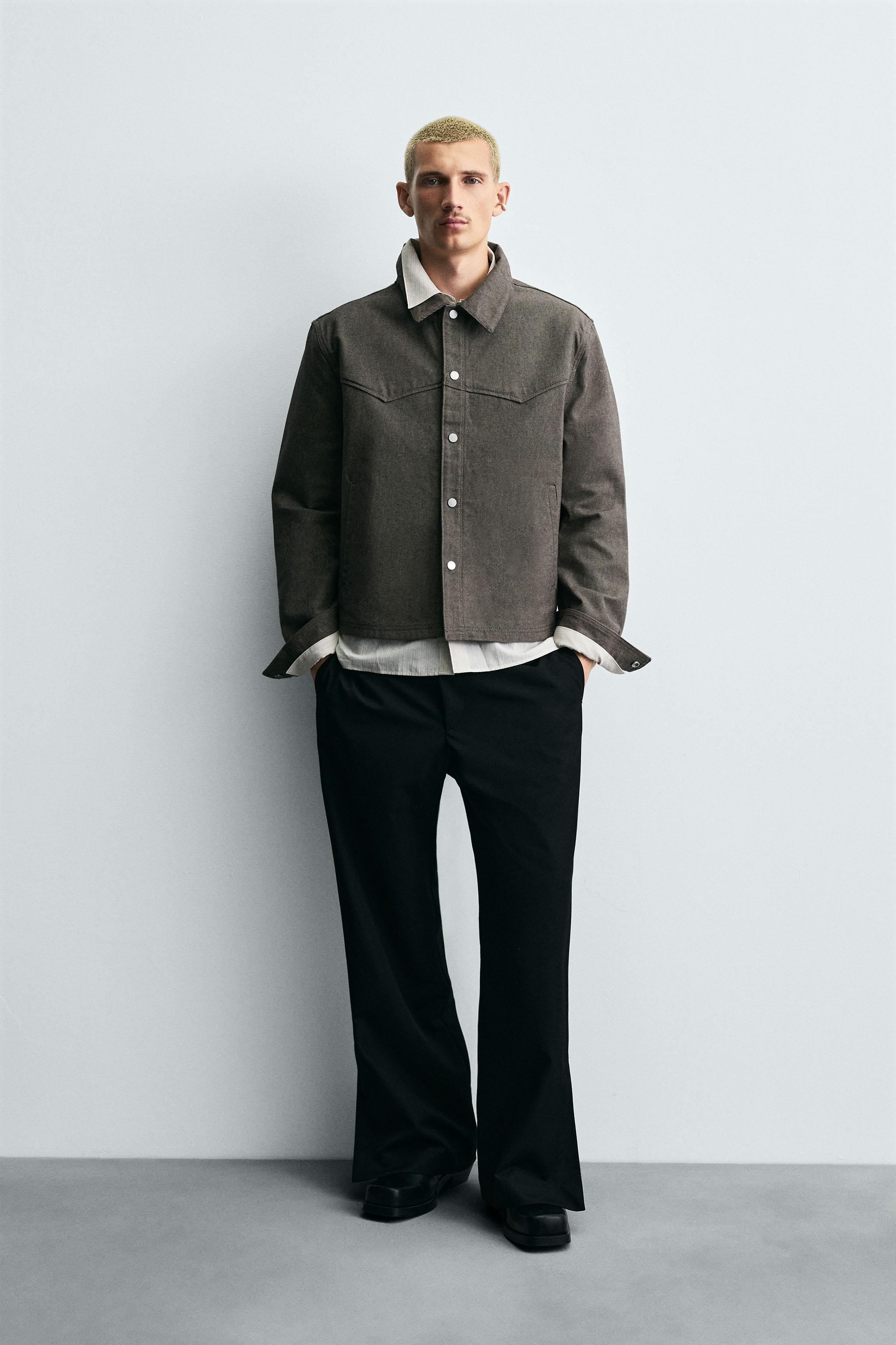 TWILL STRUCTURE OVERSHIRT