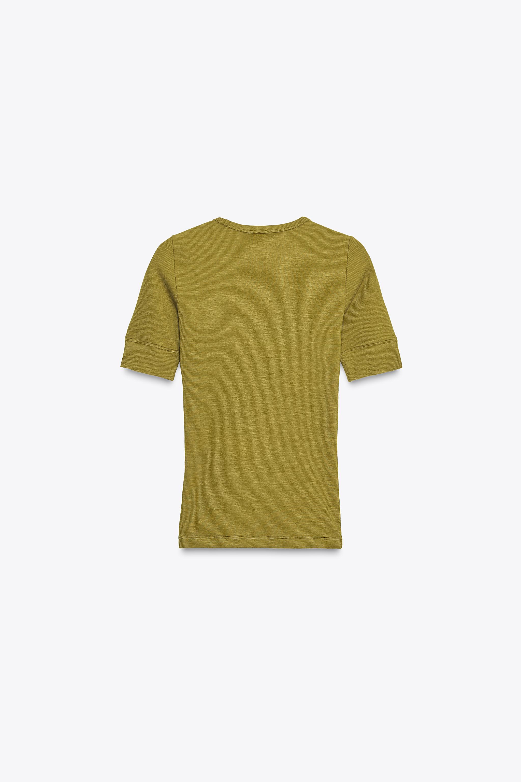 SHORT SLEEVE RIB T-SHIRT