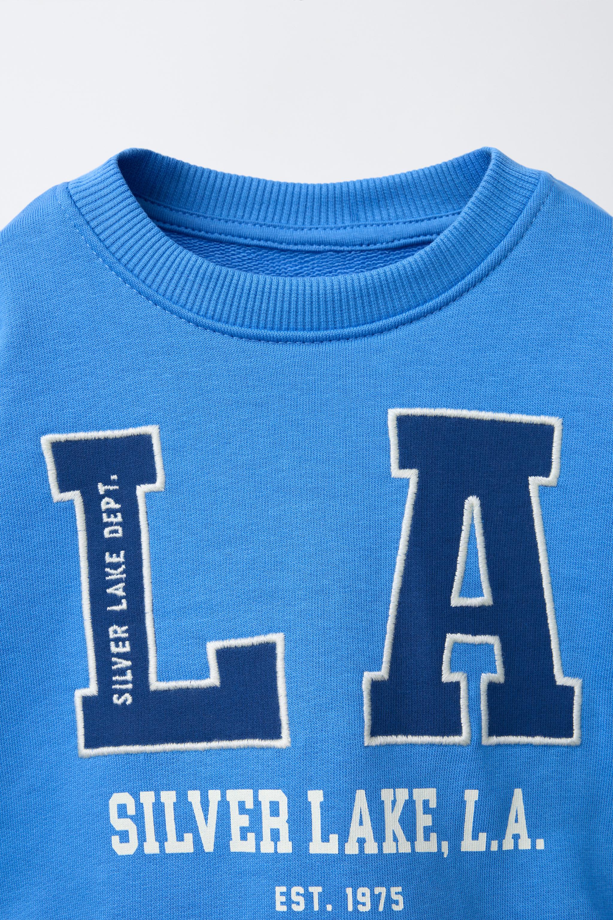 EMBROIDERED TEXT SWEATSHIRT