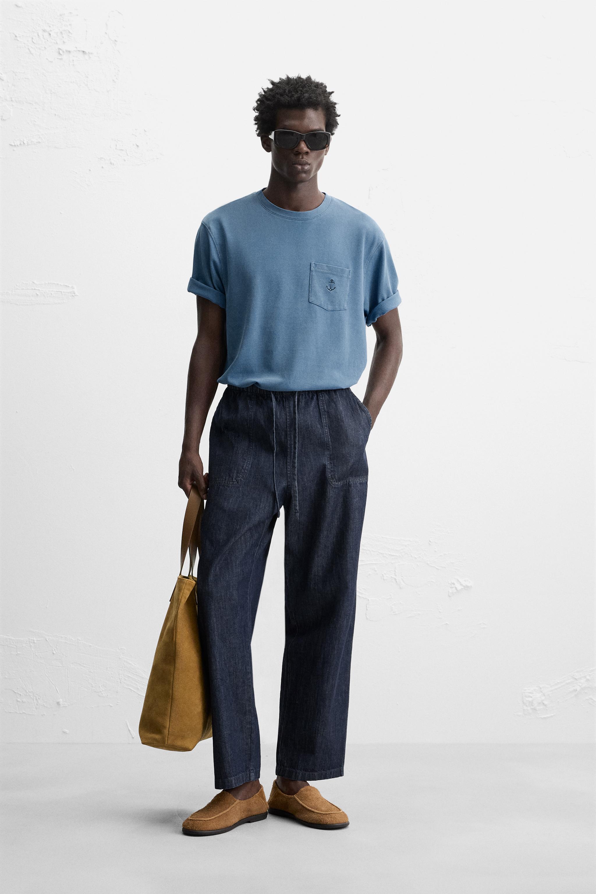 EMBROIDERED PIQUÉ T-SHIRT