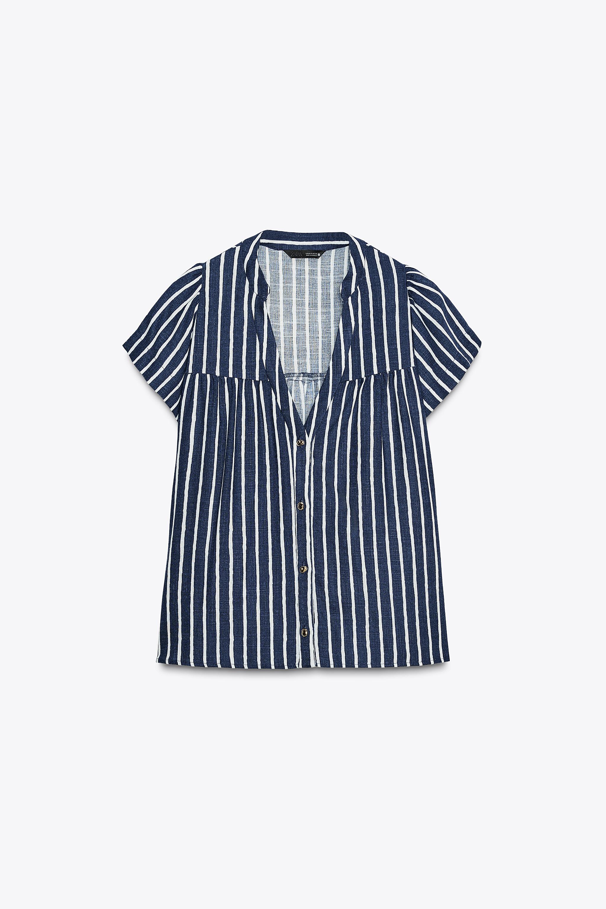 STRIPED LINEN SHIRT