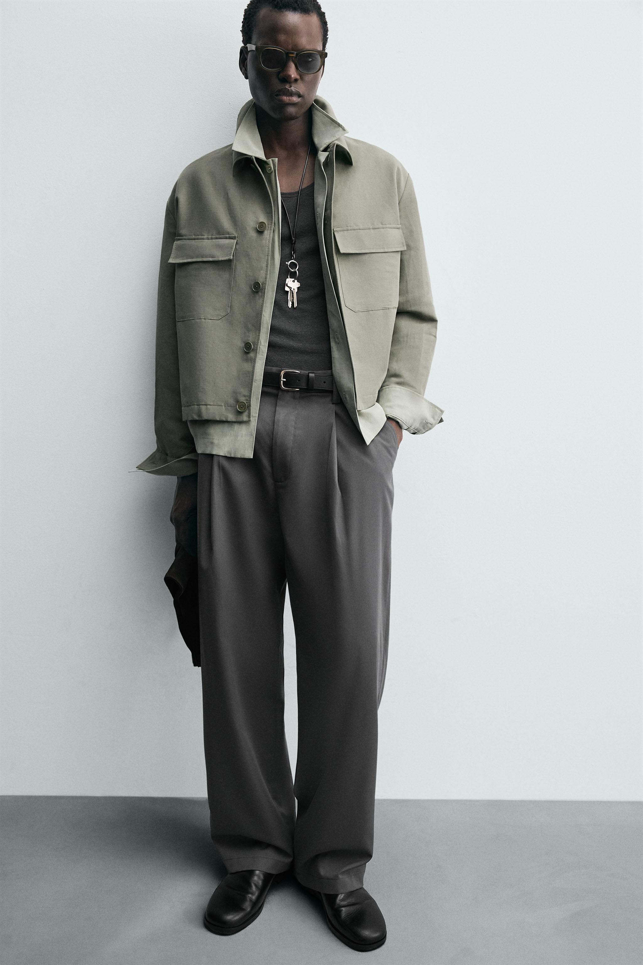 BOXY FIT POCKET OVERSHIRT