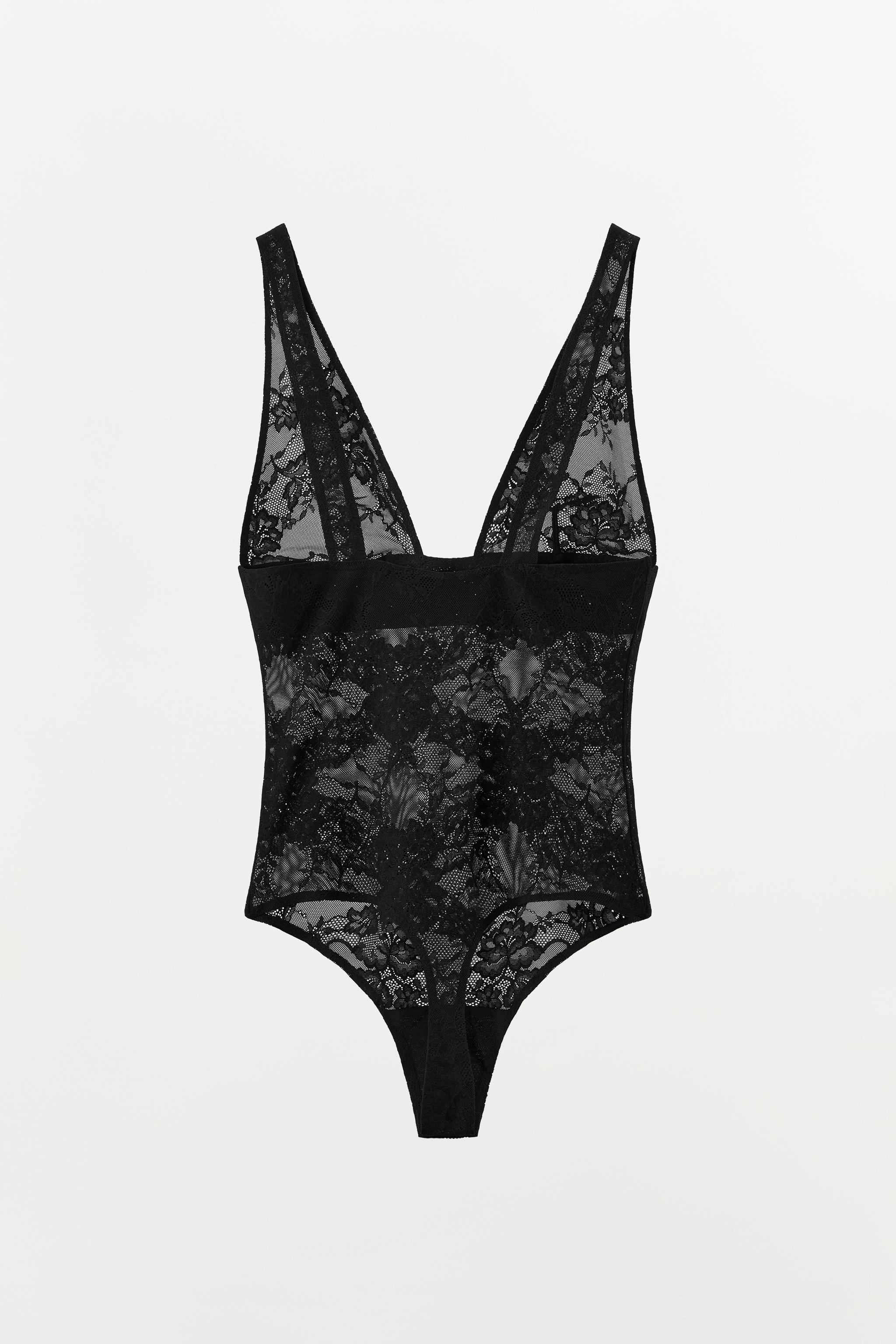 LACE POLYAMIDE BODYSUIT