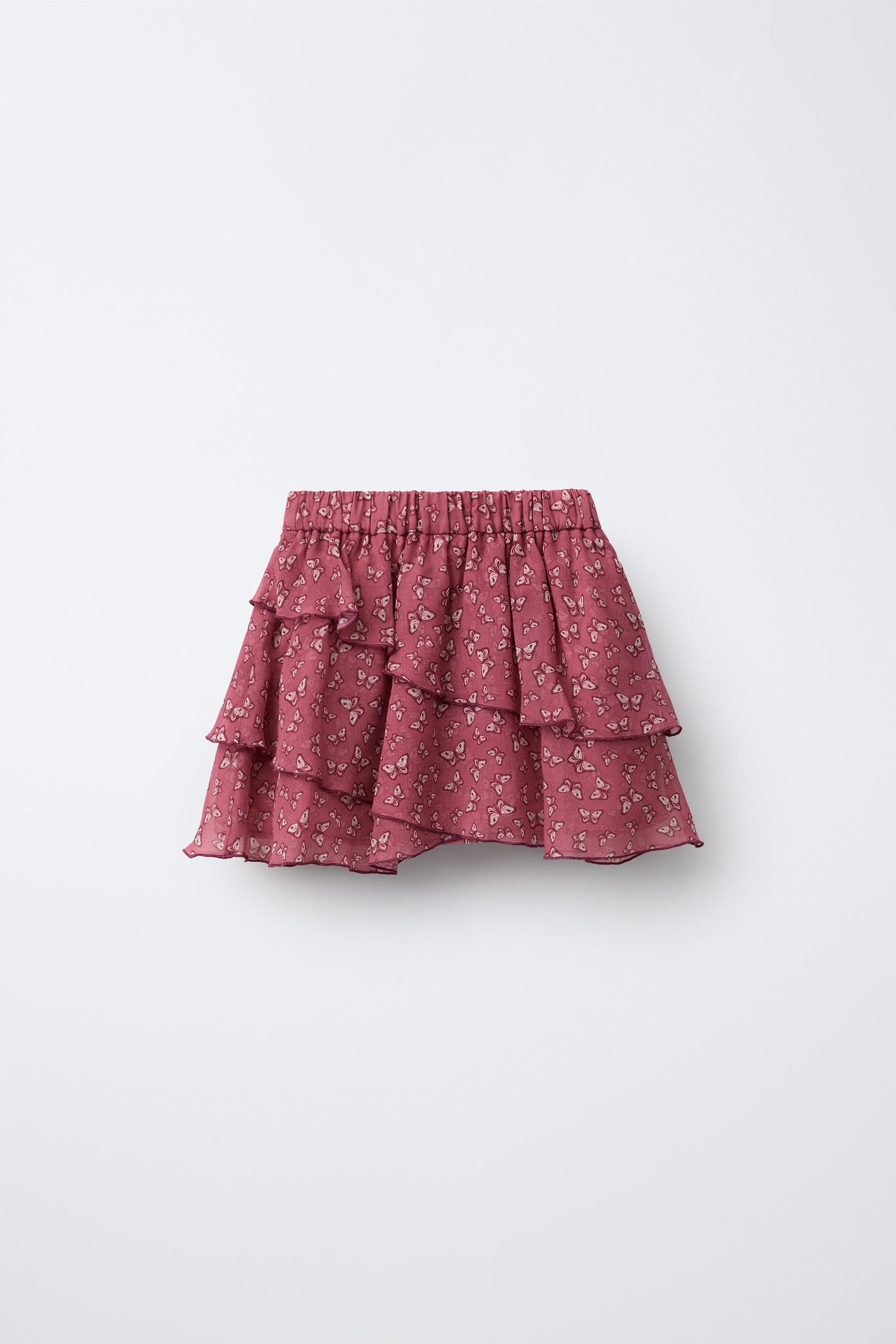 BUTTERFLY PRINT SKORT