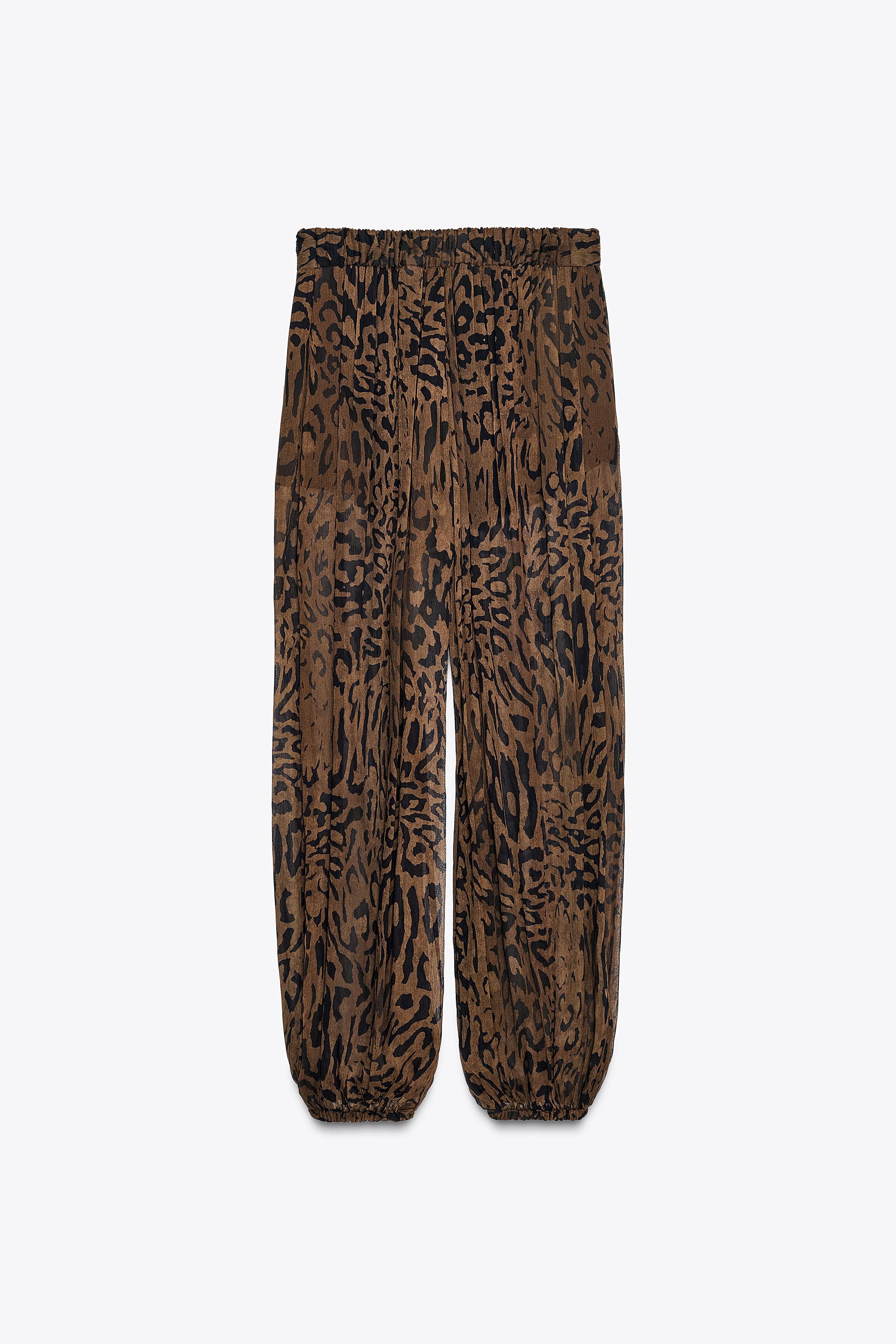 ZW COLLECTION ANIMAL PRINT BLOOMER PANTS