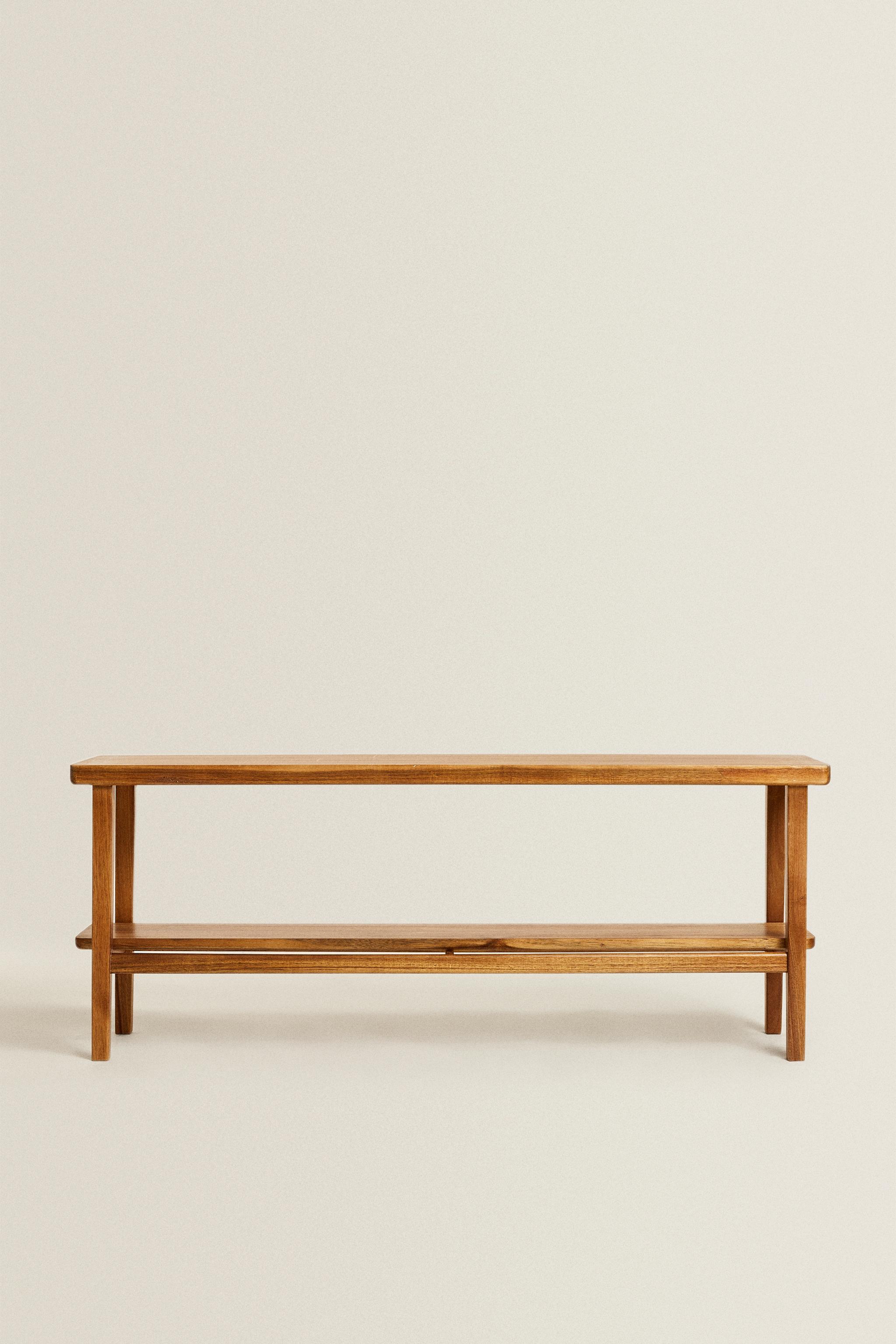 ACACIA WOOD DOUBLE BENCH