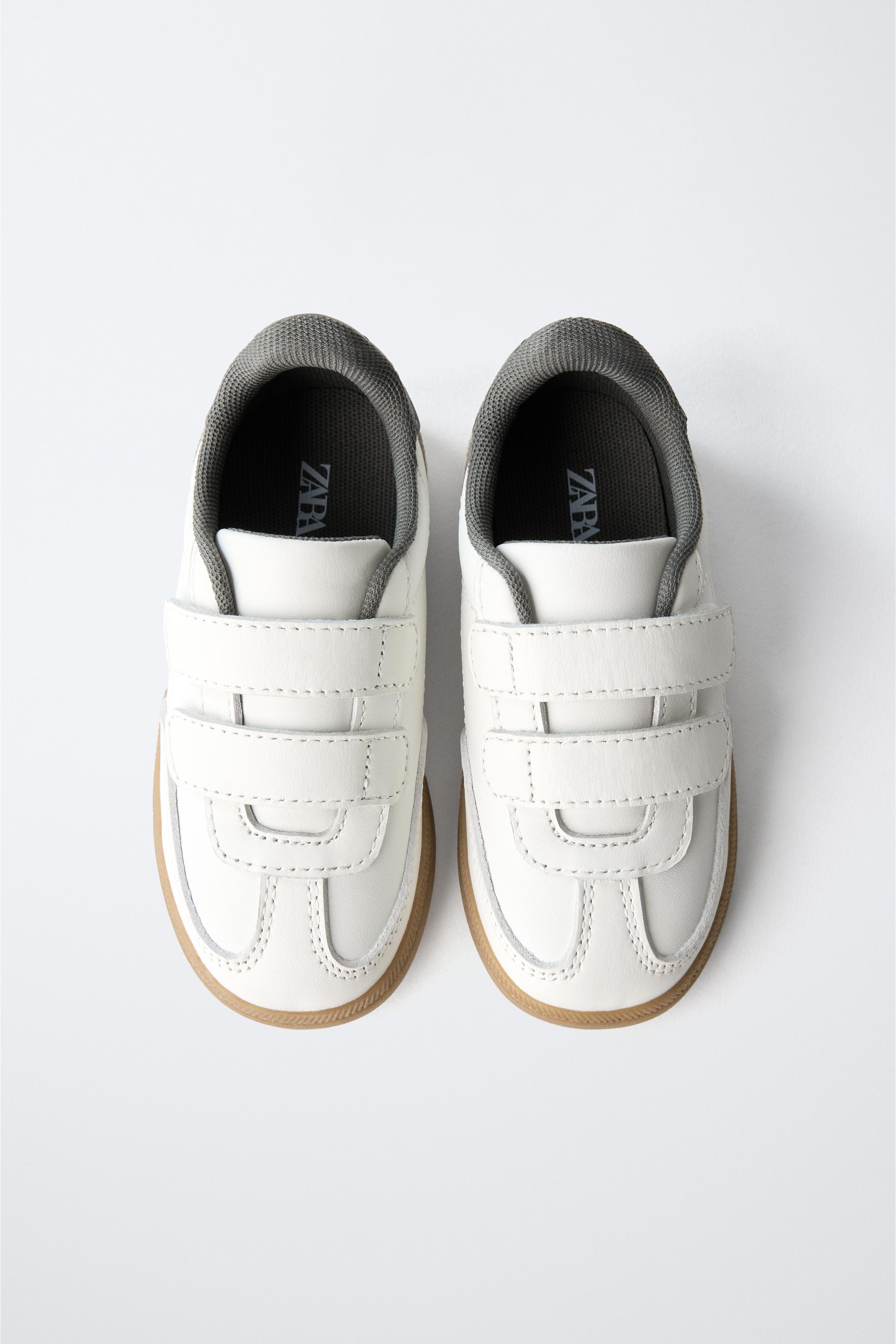 LEATHER STRAP SNEAKERS