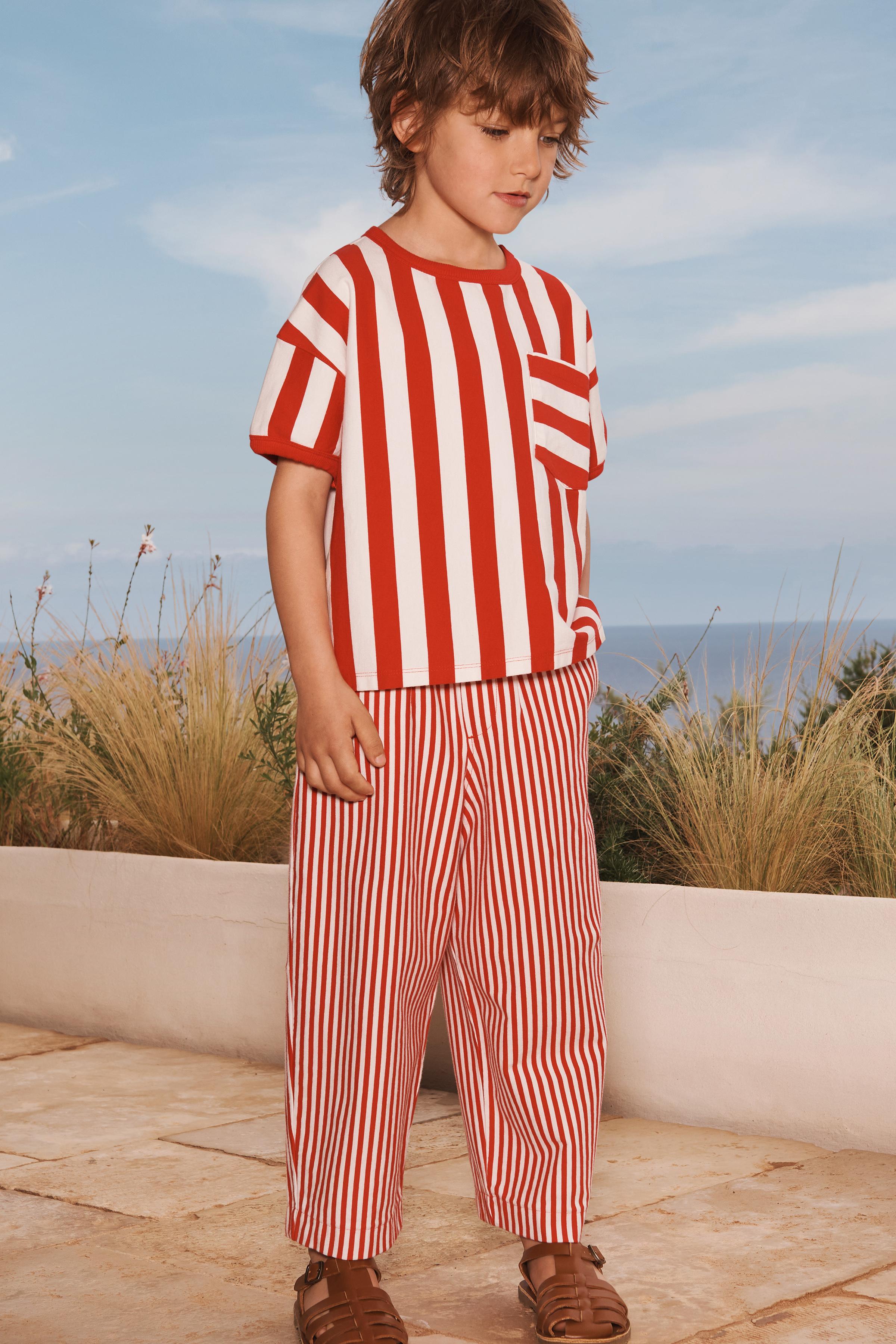 LIMITED EDITION STRIPED BALLOON PANTS