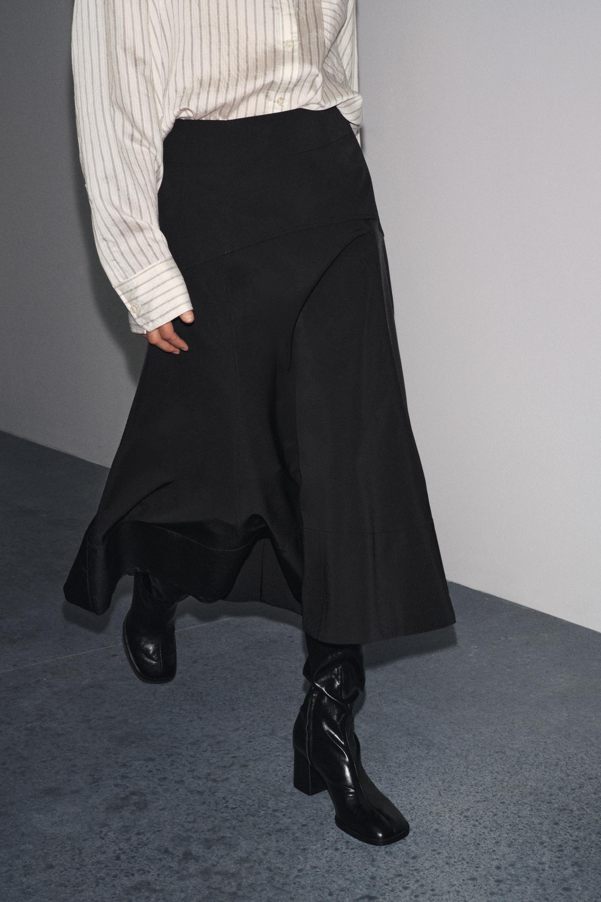 ZW COLLECTION FLARED BELT SKIRT