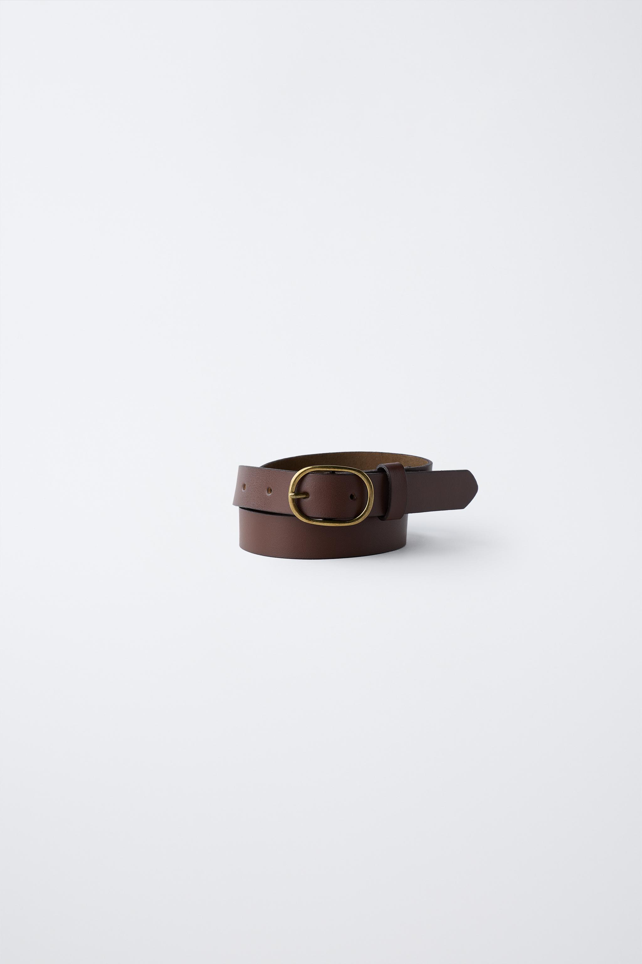 LEATHER BUCKLE BELT