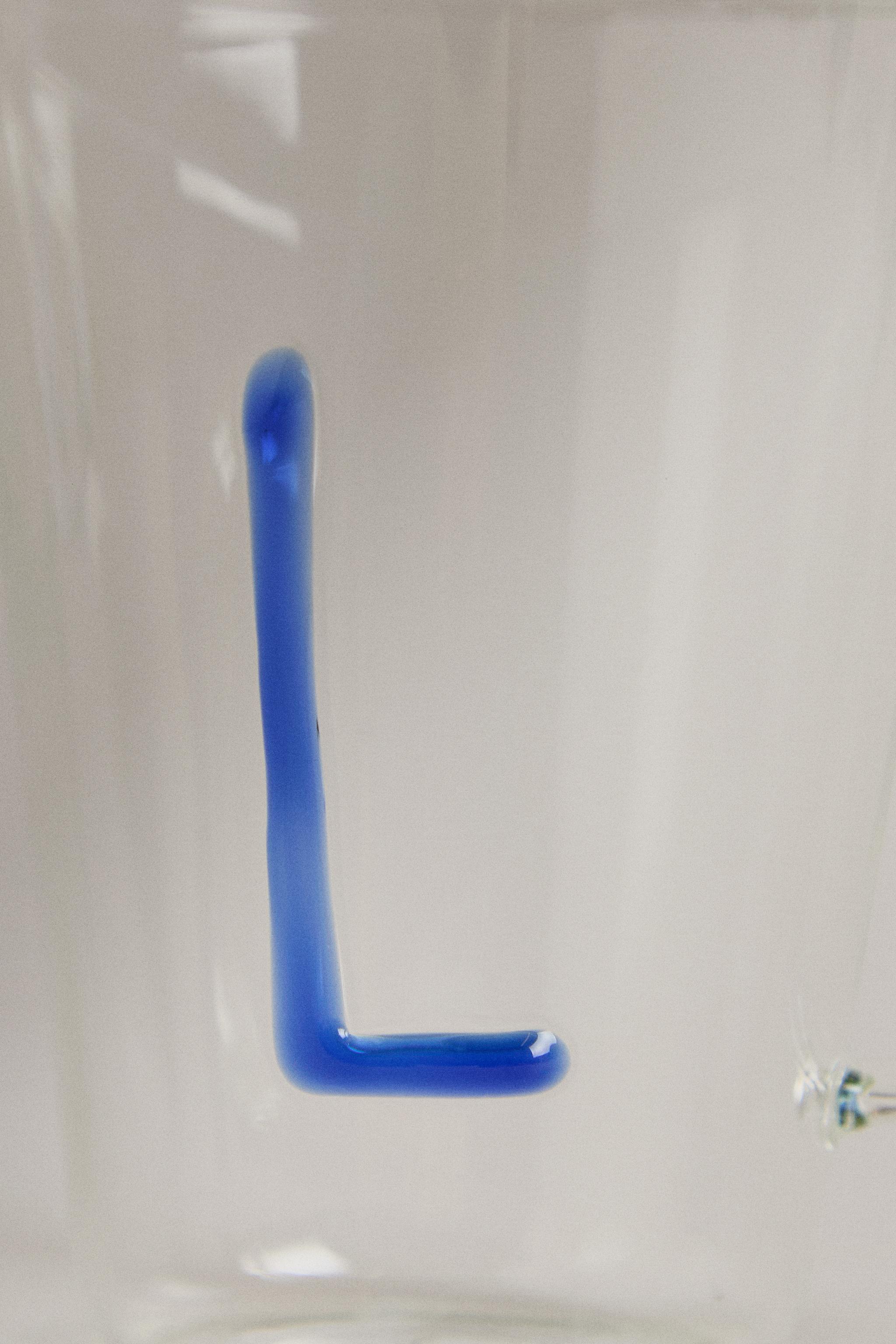 BOROSILICATE MUG WITH INITIAL L