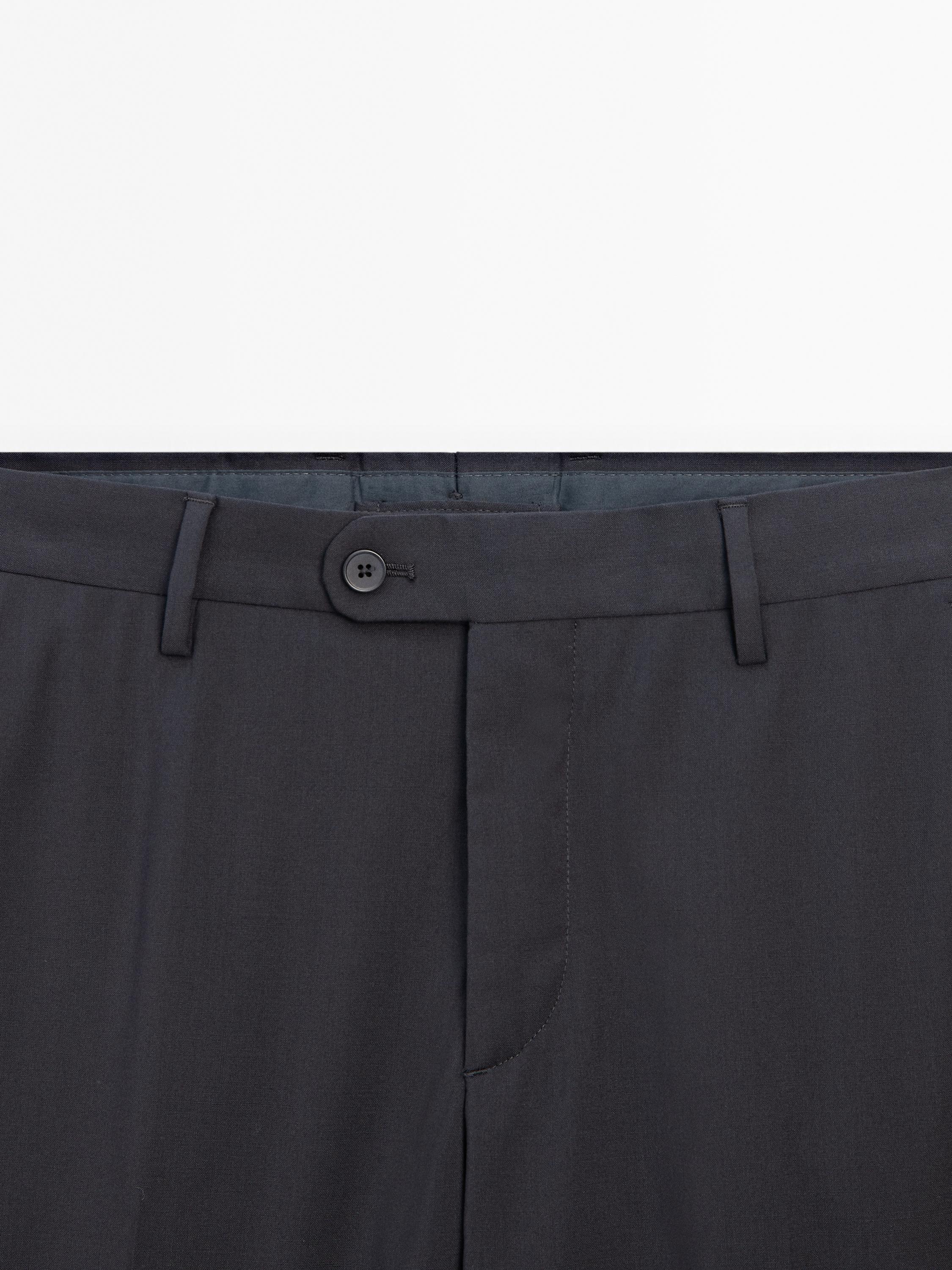 100% wool suit trousers