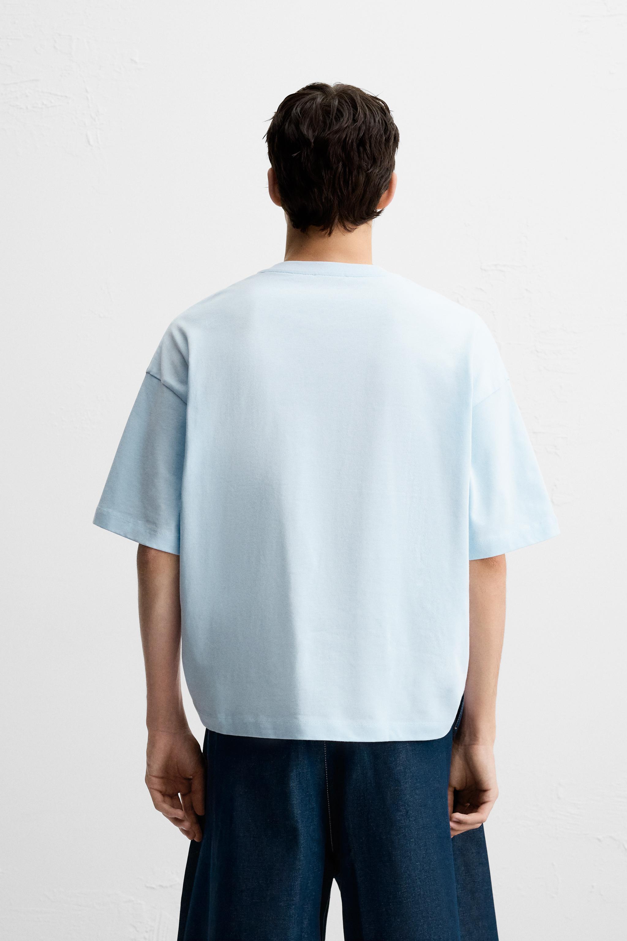 RUFFLED PATCH T-SHIRT