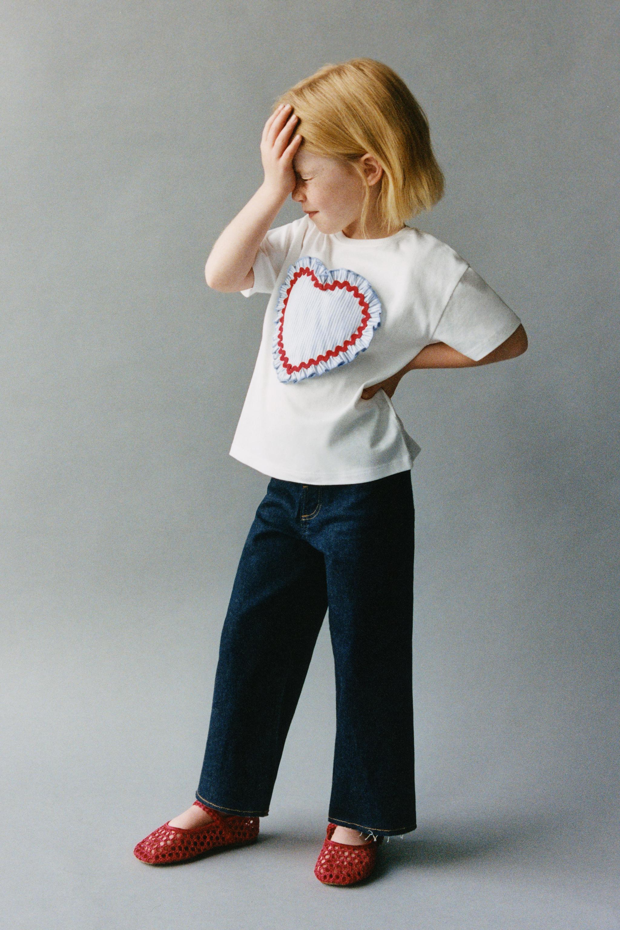 POPLIN HEART T-SHIRT