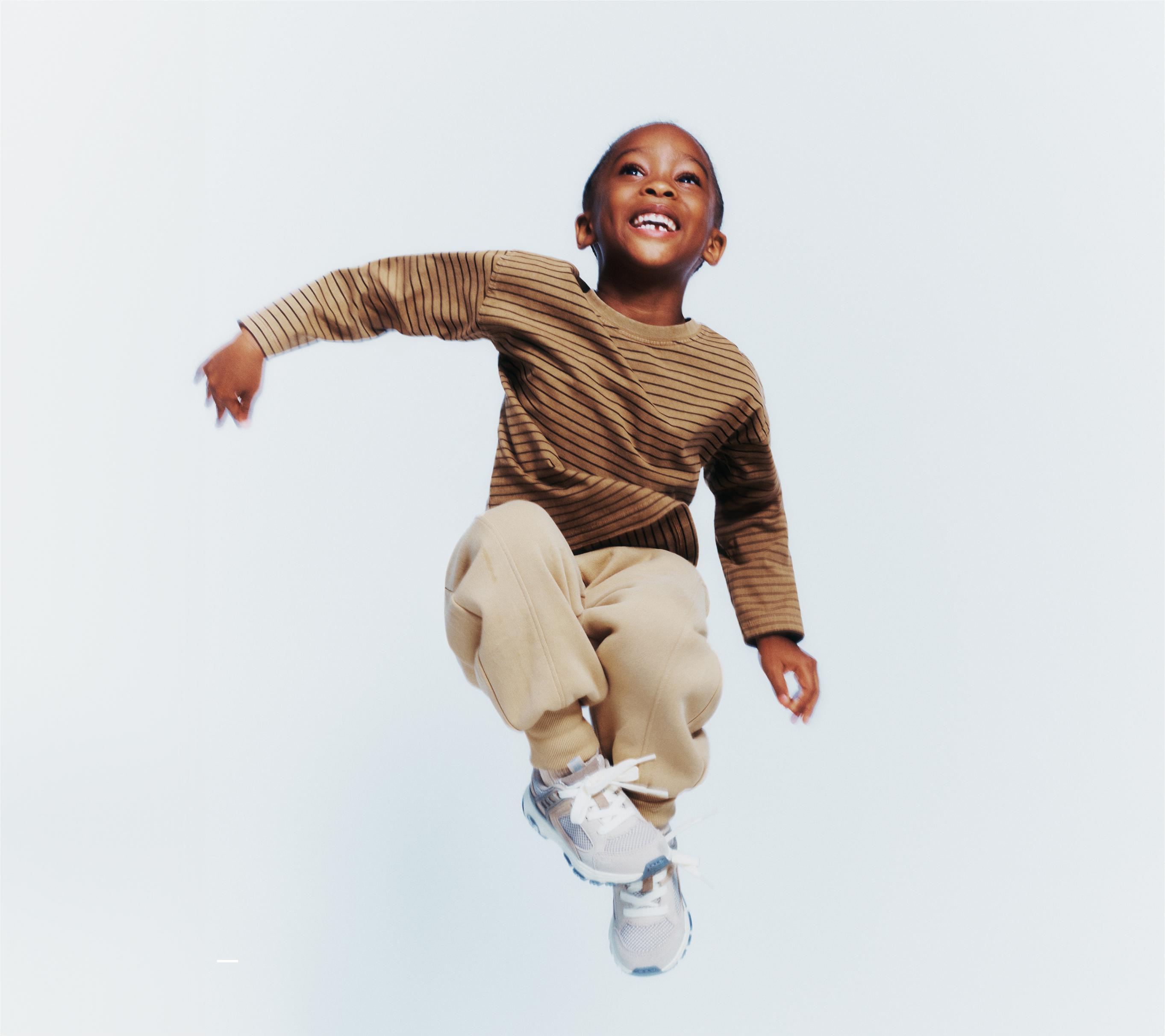 FLOCKED LOGO JOGGER PANTS