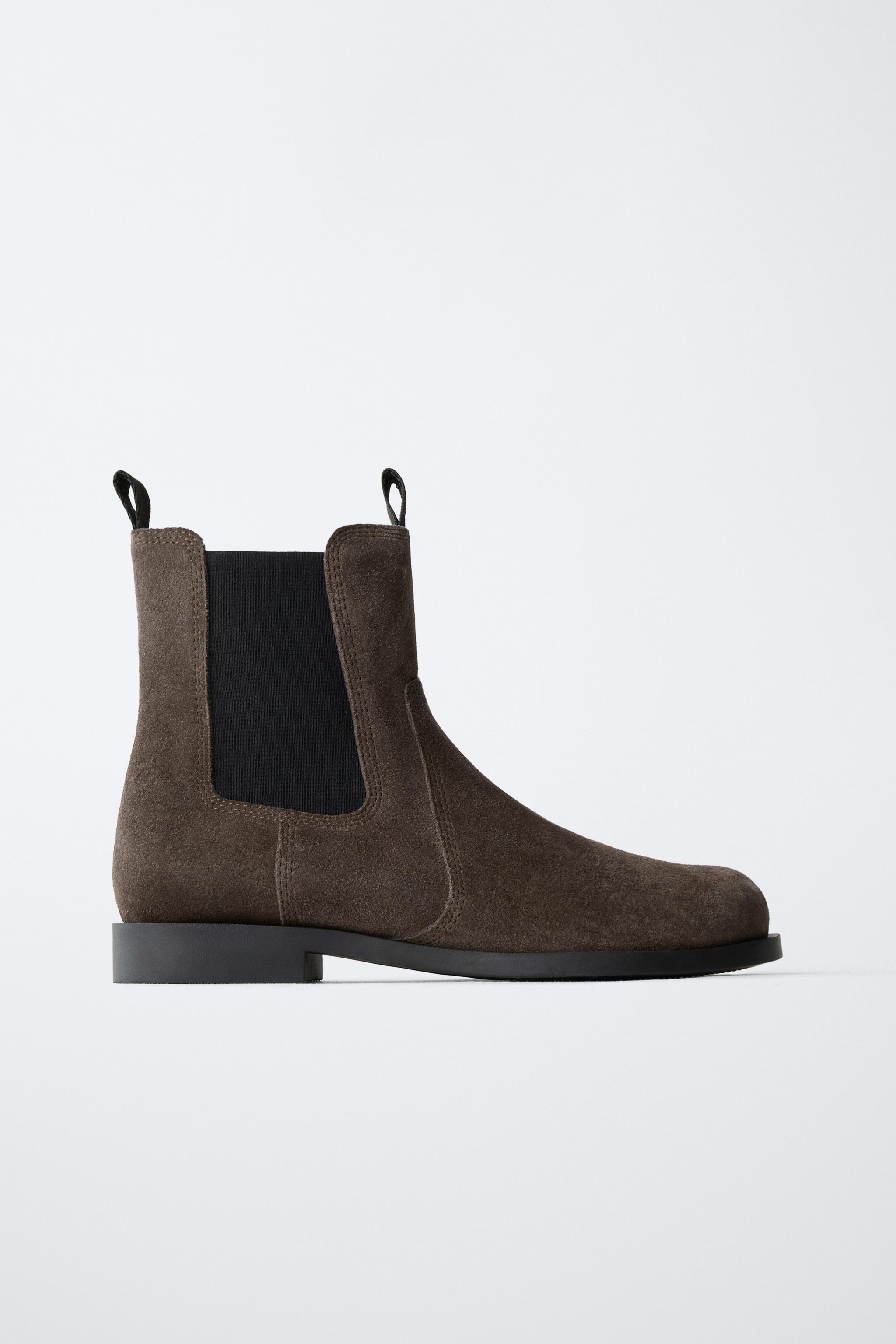 LEATHER CHELSEA ANKLE BOOTS
