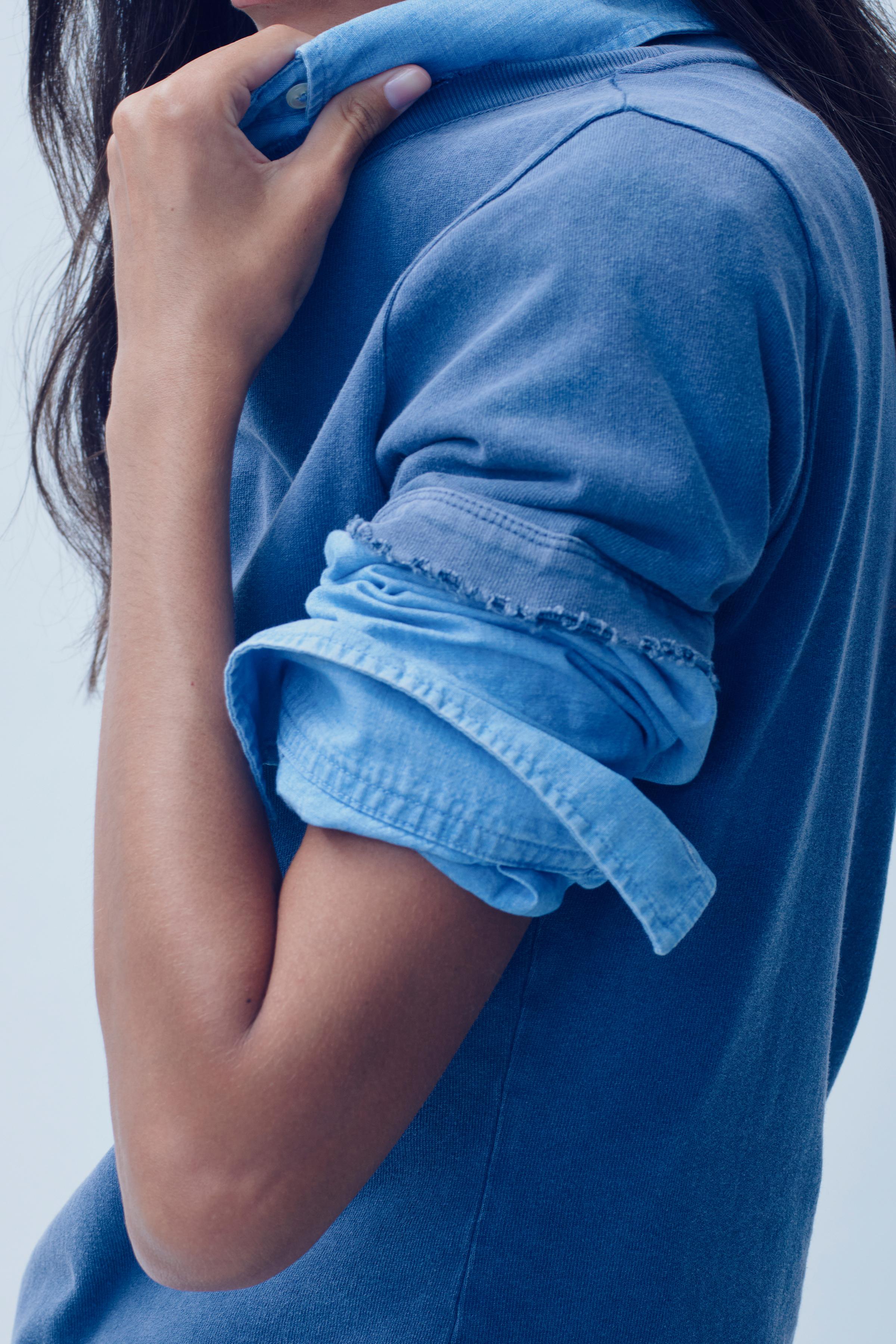 RIPPED WASHED EFFECT T-SHIRT