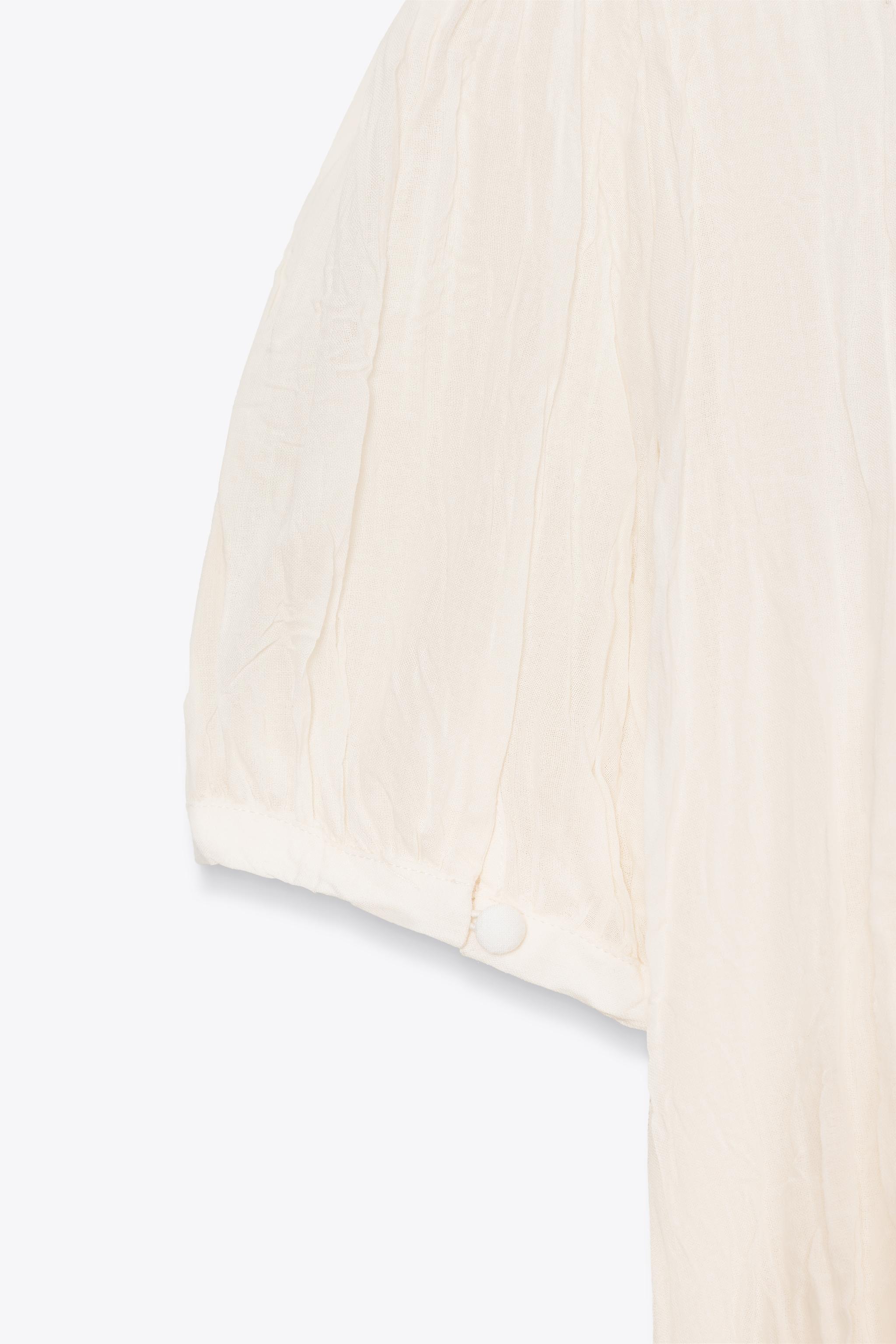 RUSTIC LACE INSERT BLOUSE