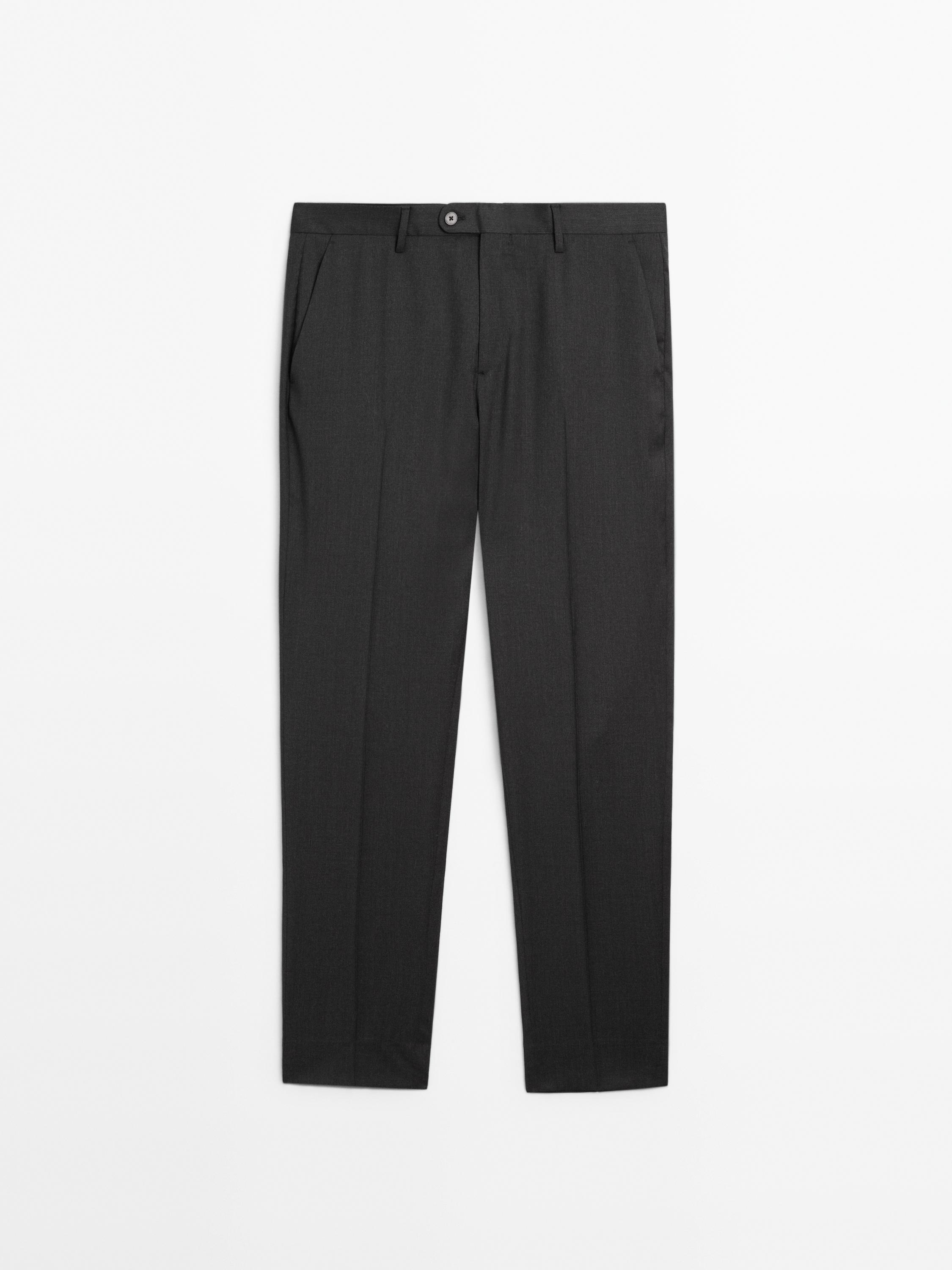 100% wool suit trousers