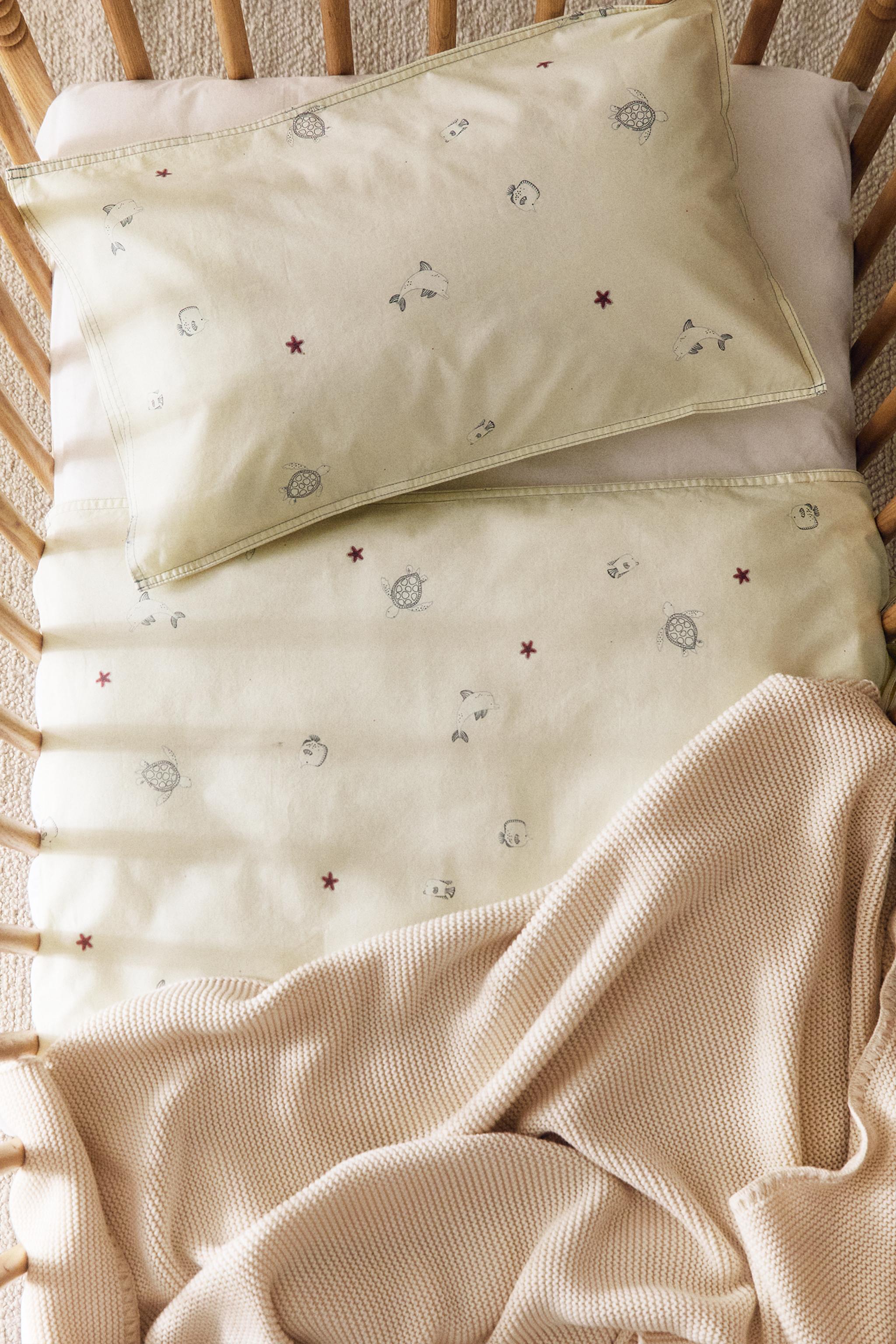 CHILDREN’S SEA PRINT DUVET COVER