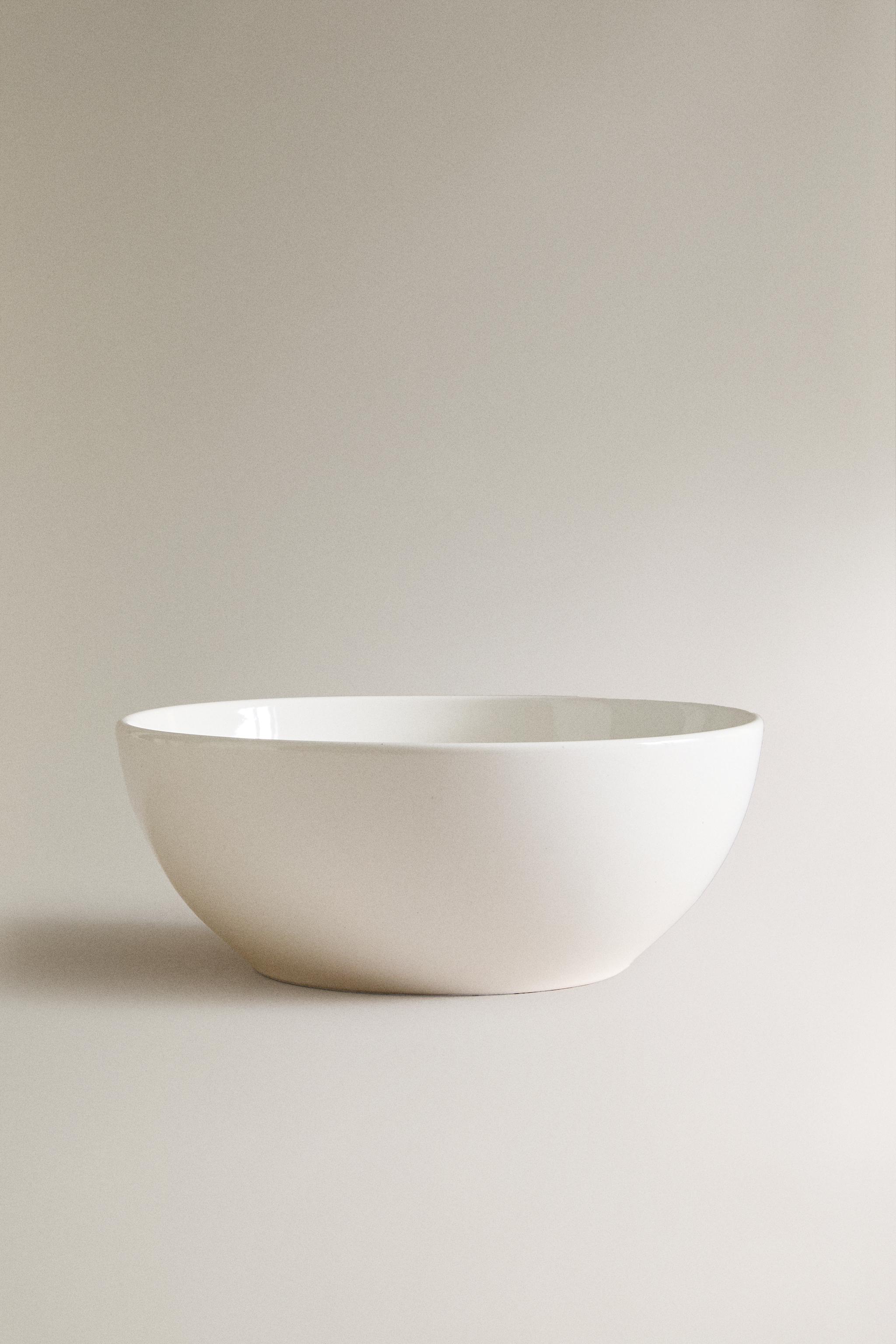 STONEWARE SALAD BOWL