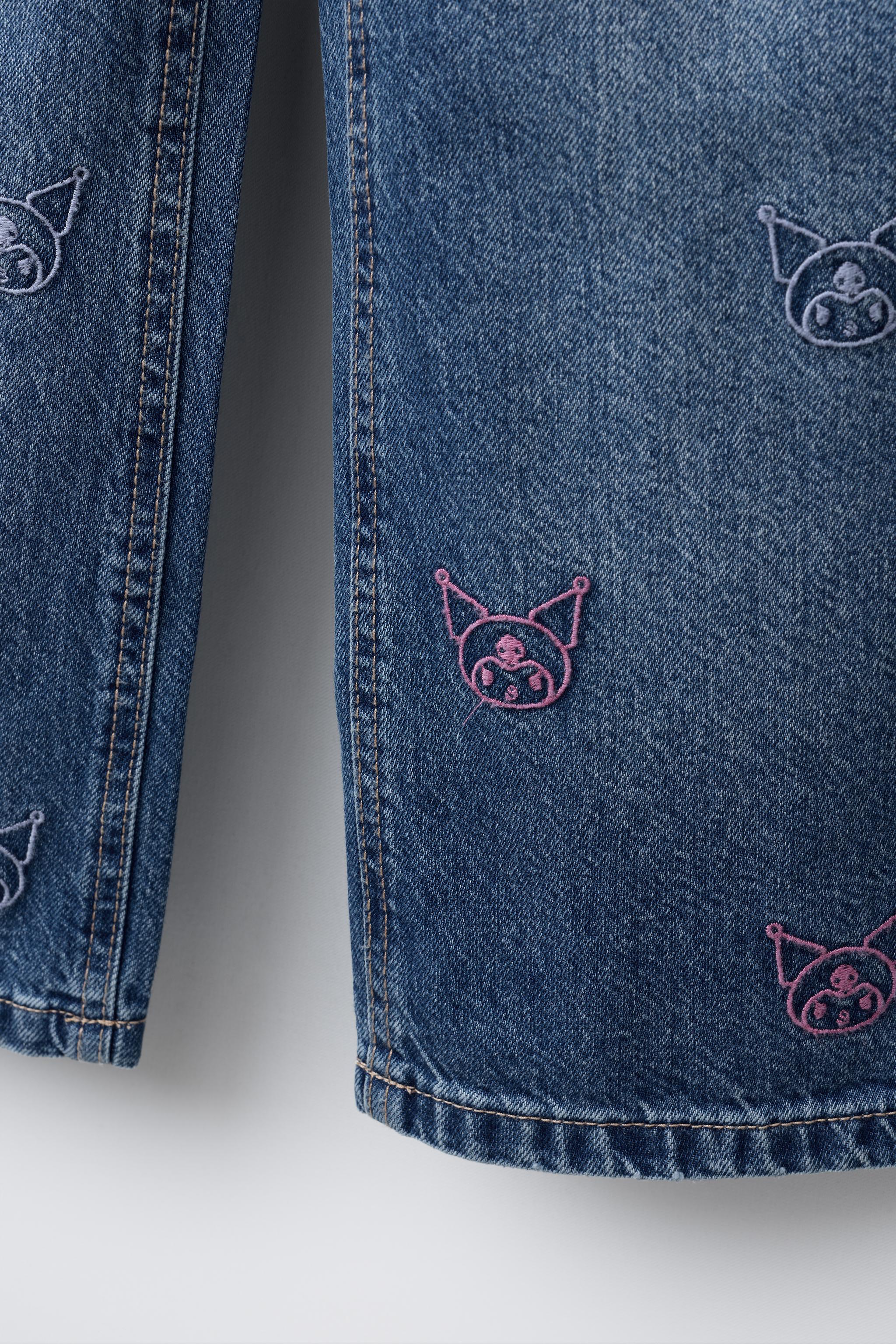 KUROMI © SANRIO WIDE LEG DENIM PANTS