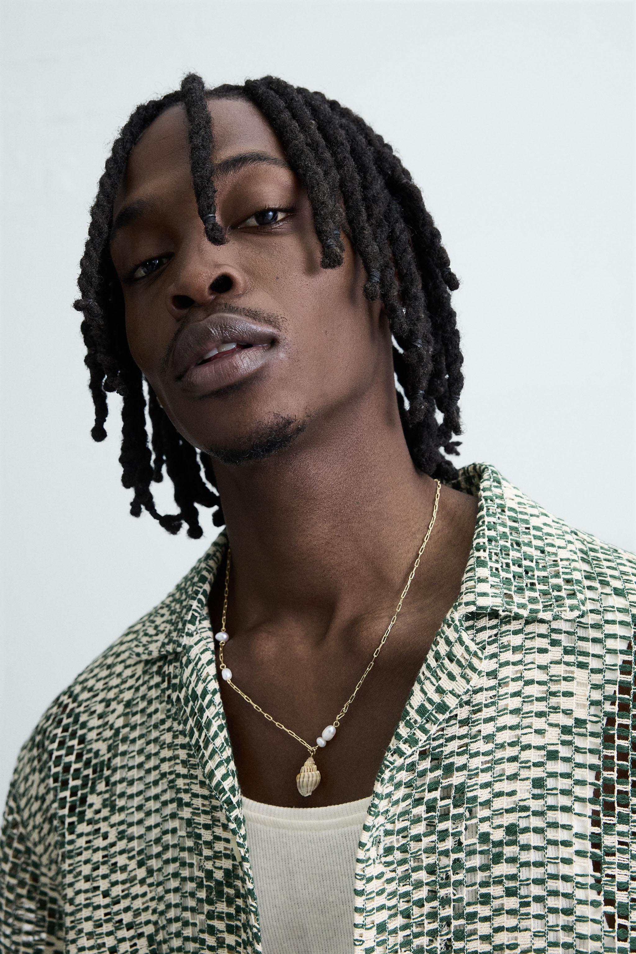 TEXTURED CROCHET SHIRT