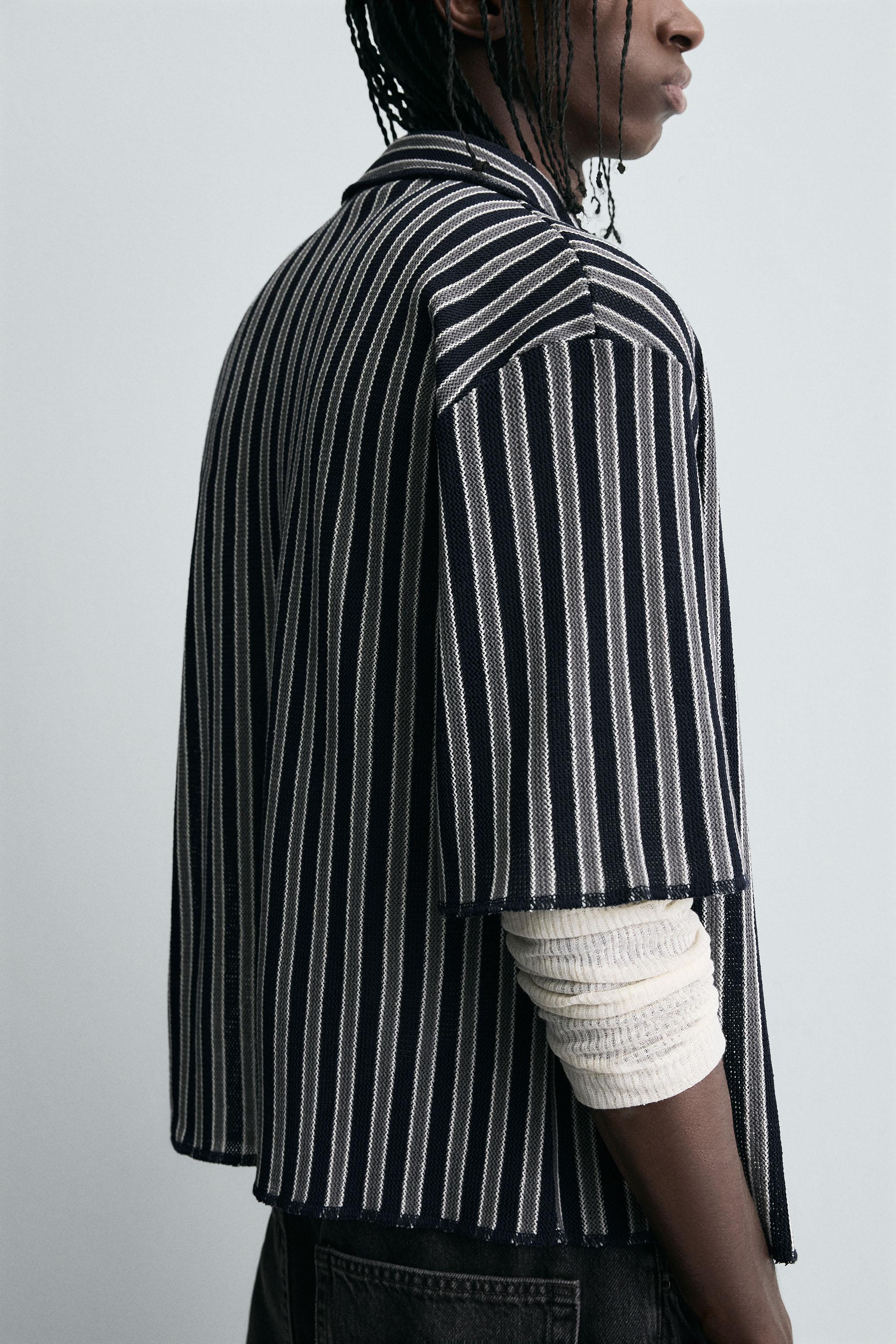 STRIPED JACQUARD SHIRT