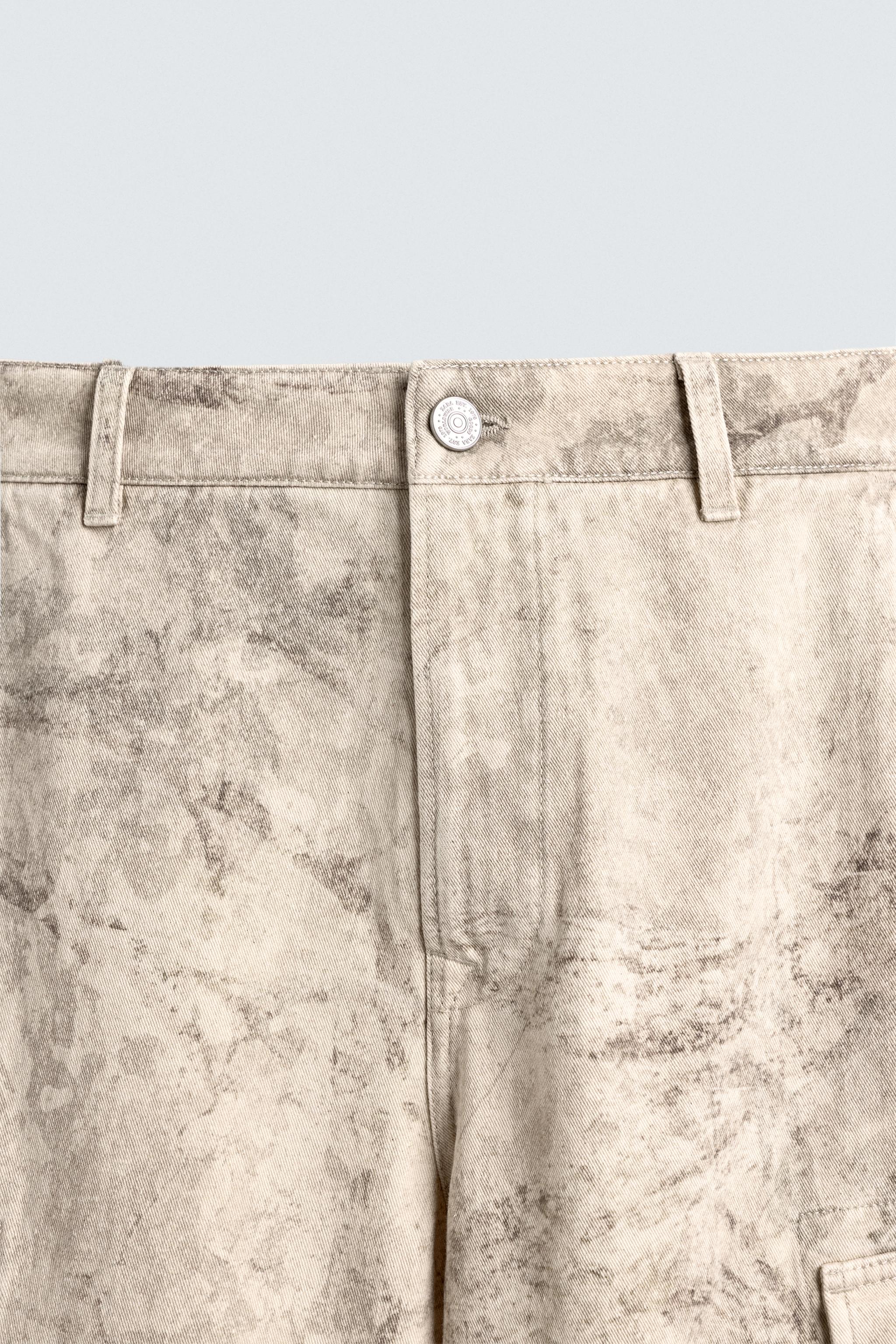 STRAIGHT FIT CARGO PANTS