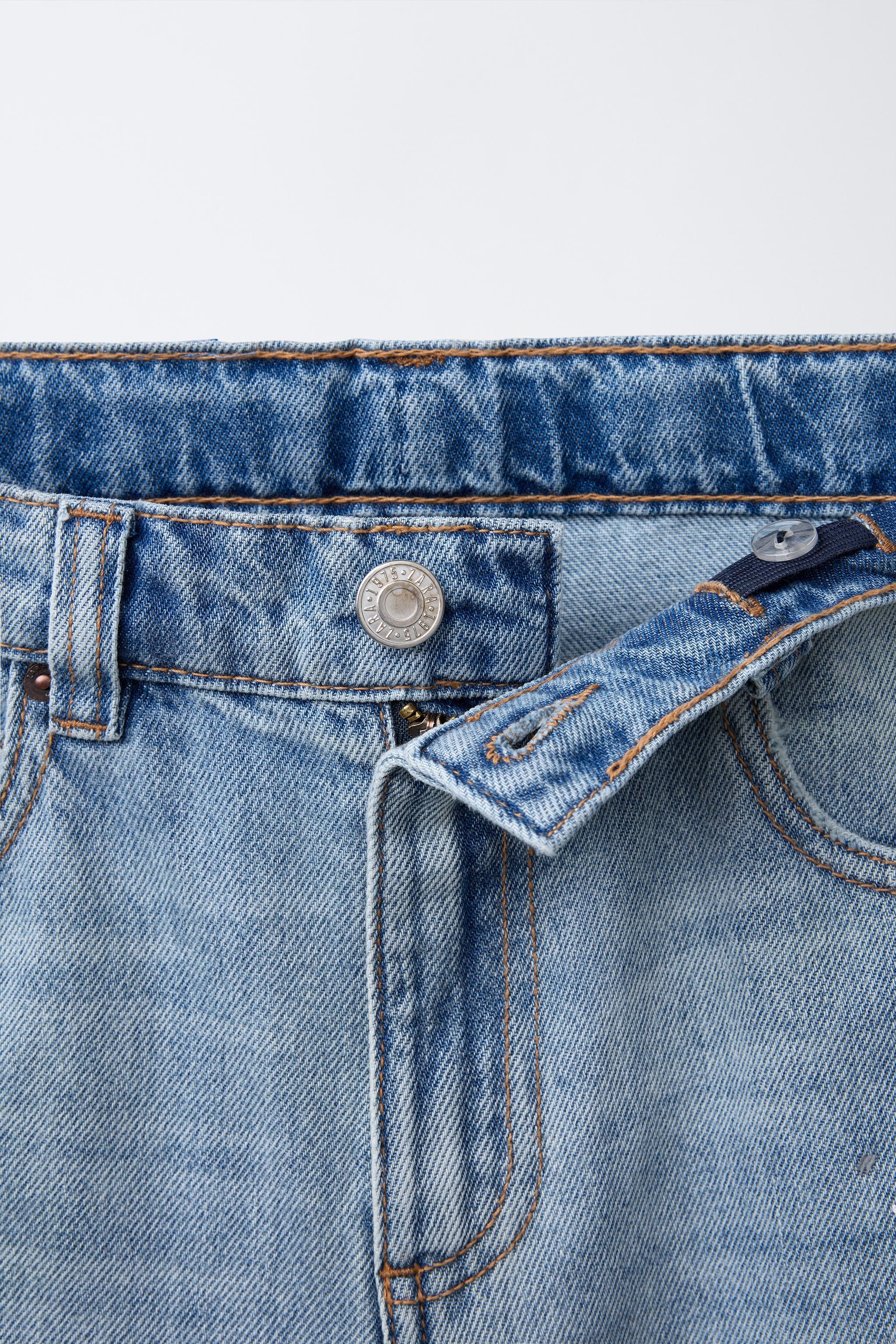 SPOTTED RELAXED BALLOON JEANS