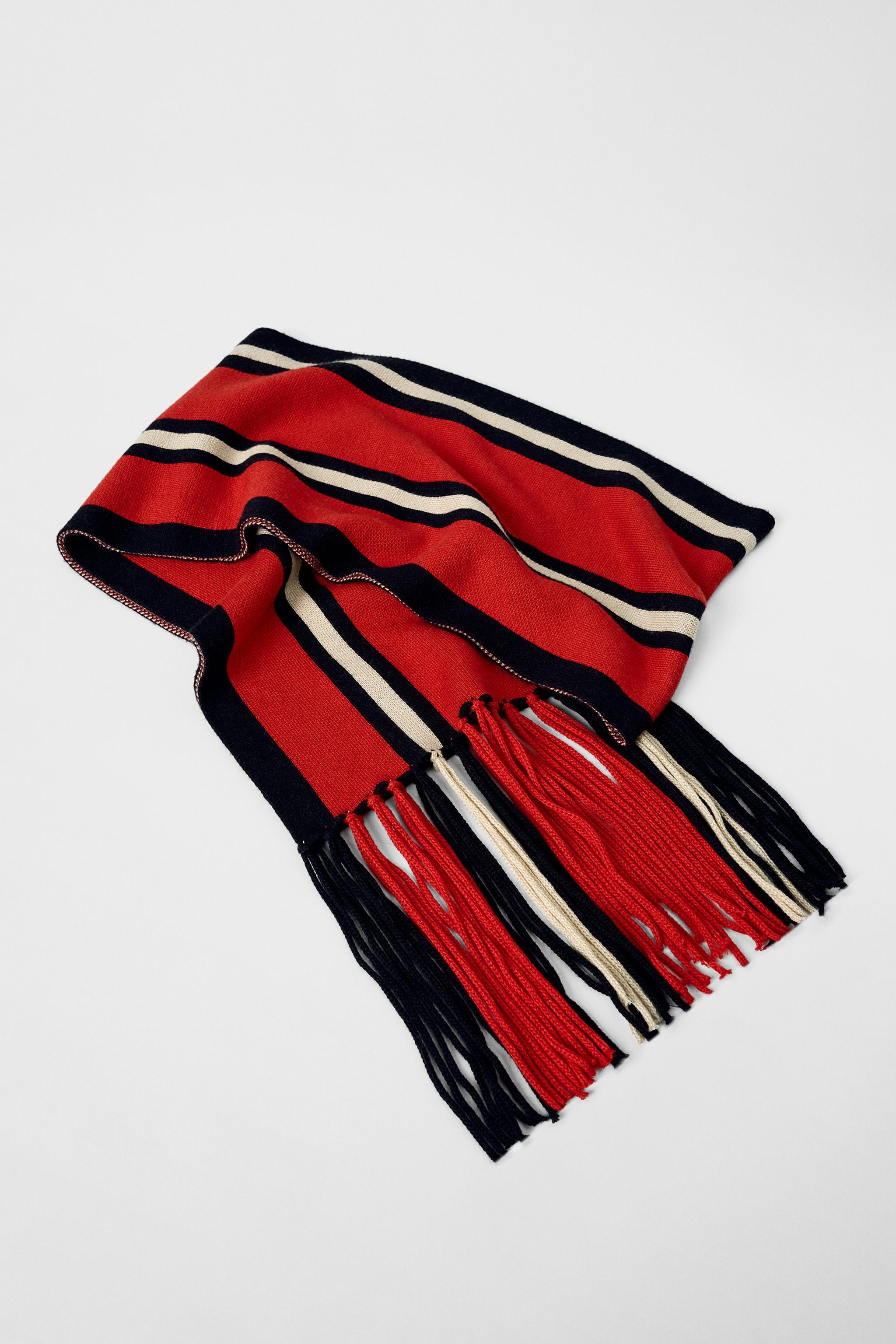 STRIPED SCARF BOBBY GILLESPIE X ZARA