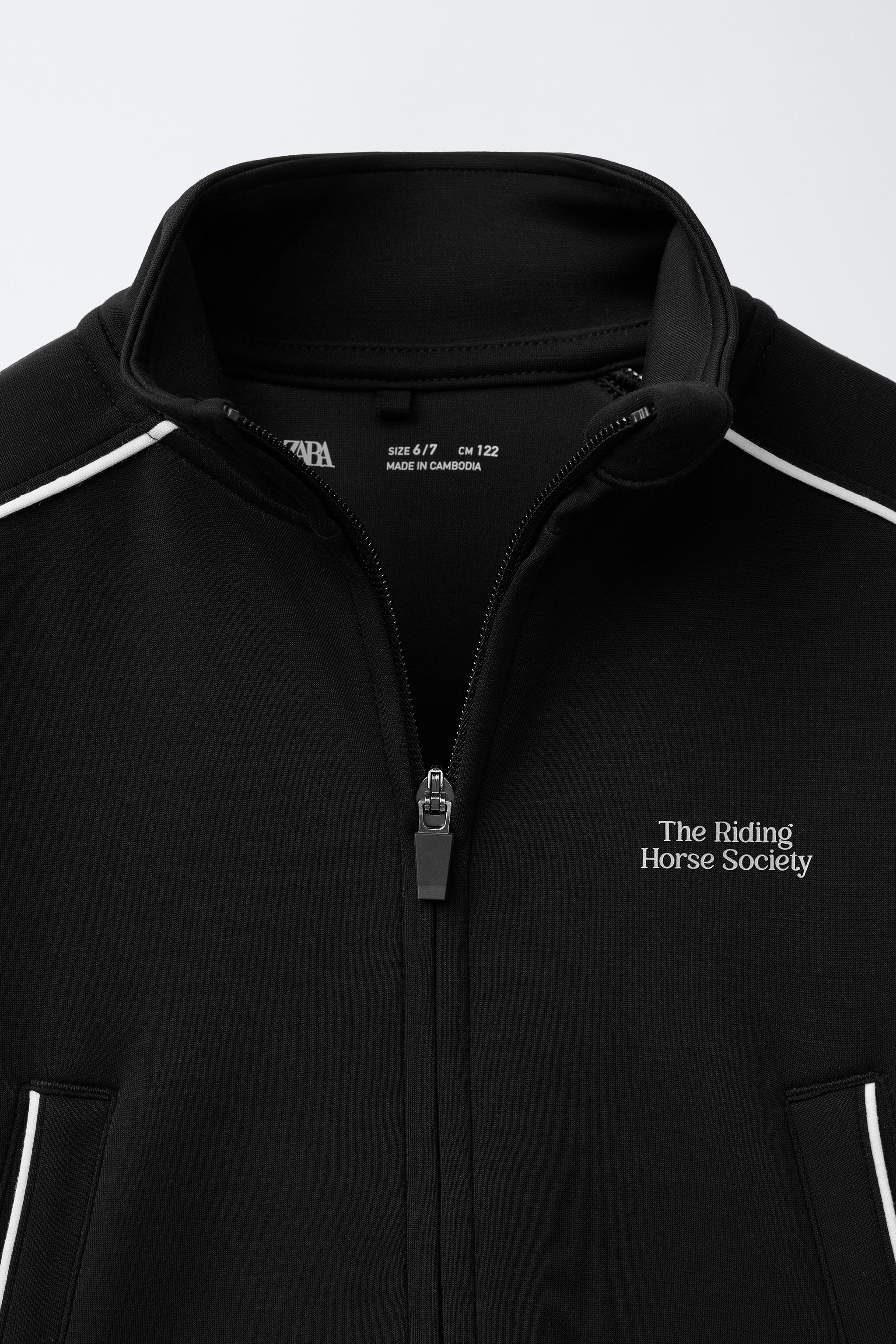 JACKET WITH CONTRAST PIPING DETAIL