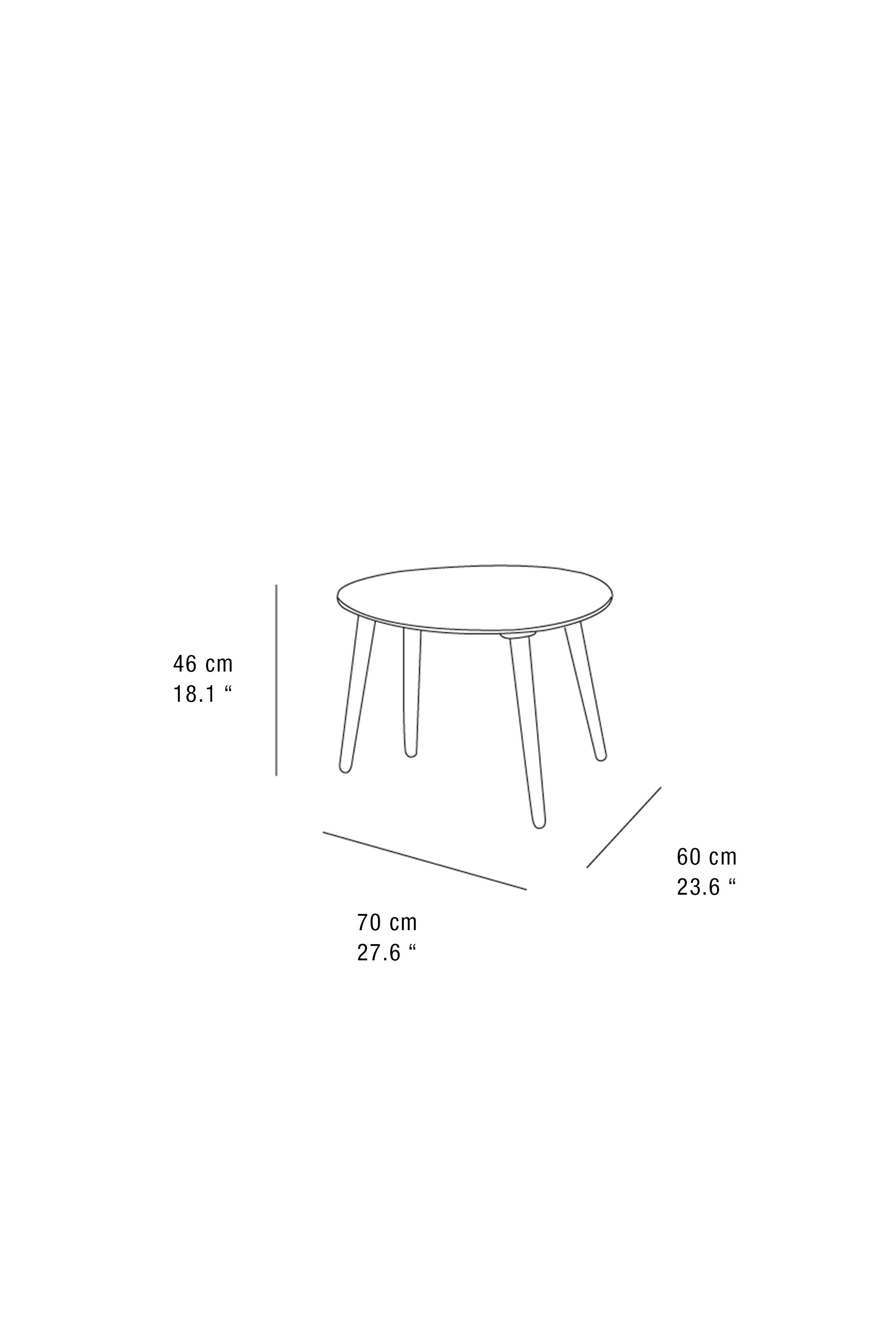 BEVELED WOODEN COFFEE TABLE