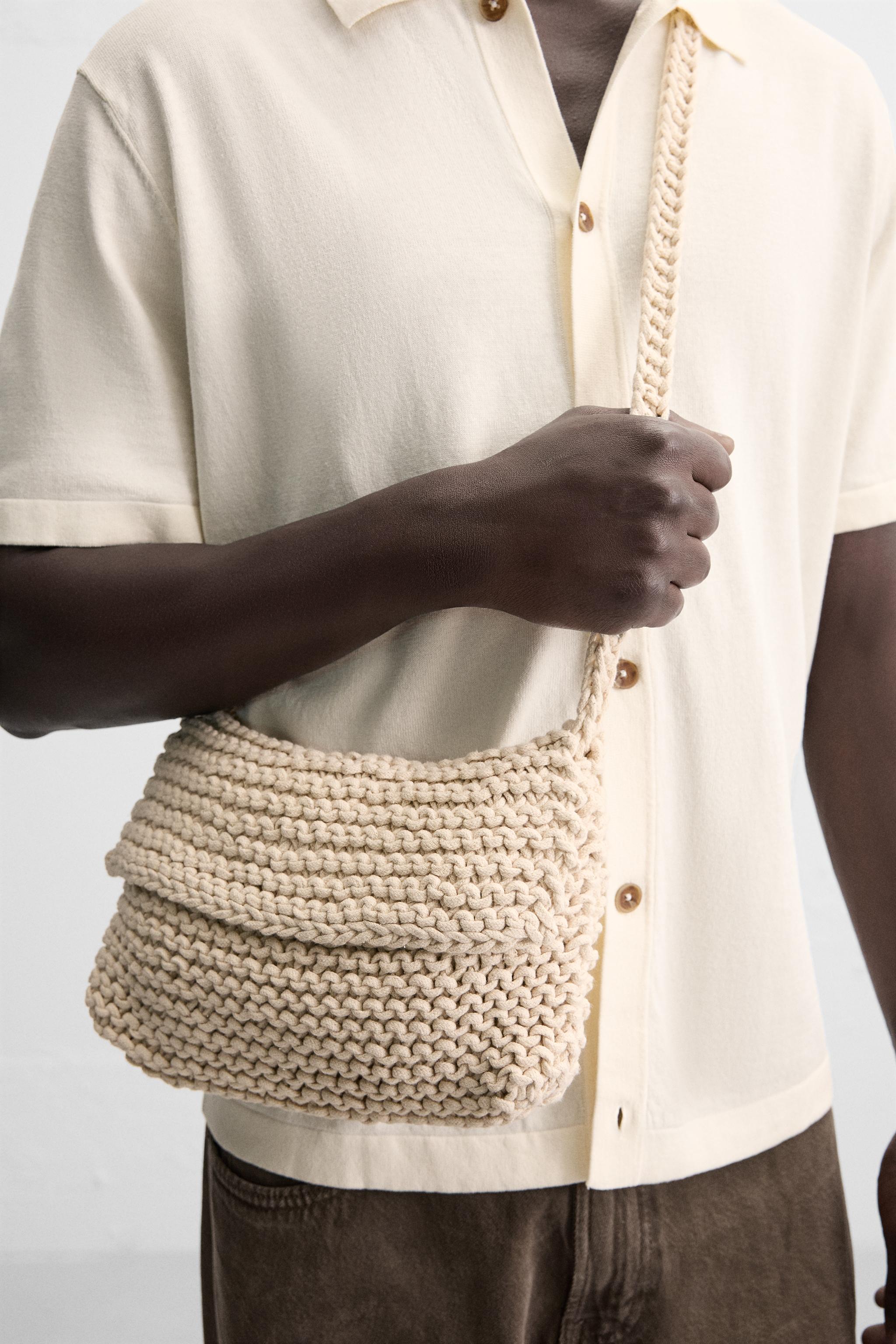 MACRAMÉ CROSSBODY BAG