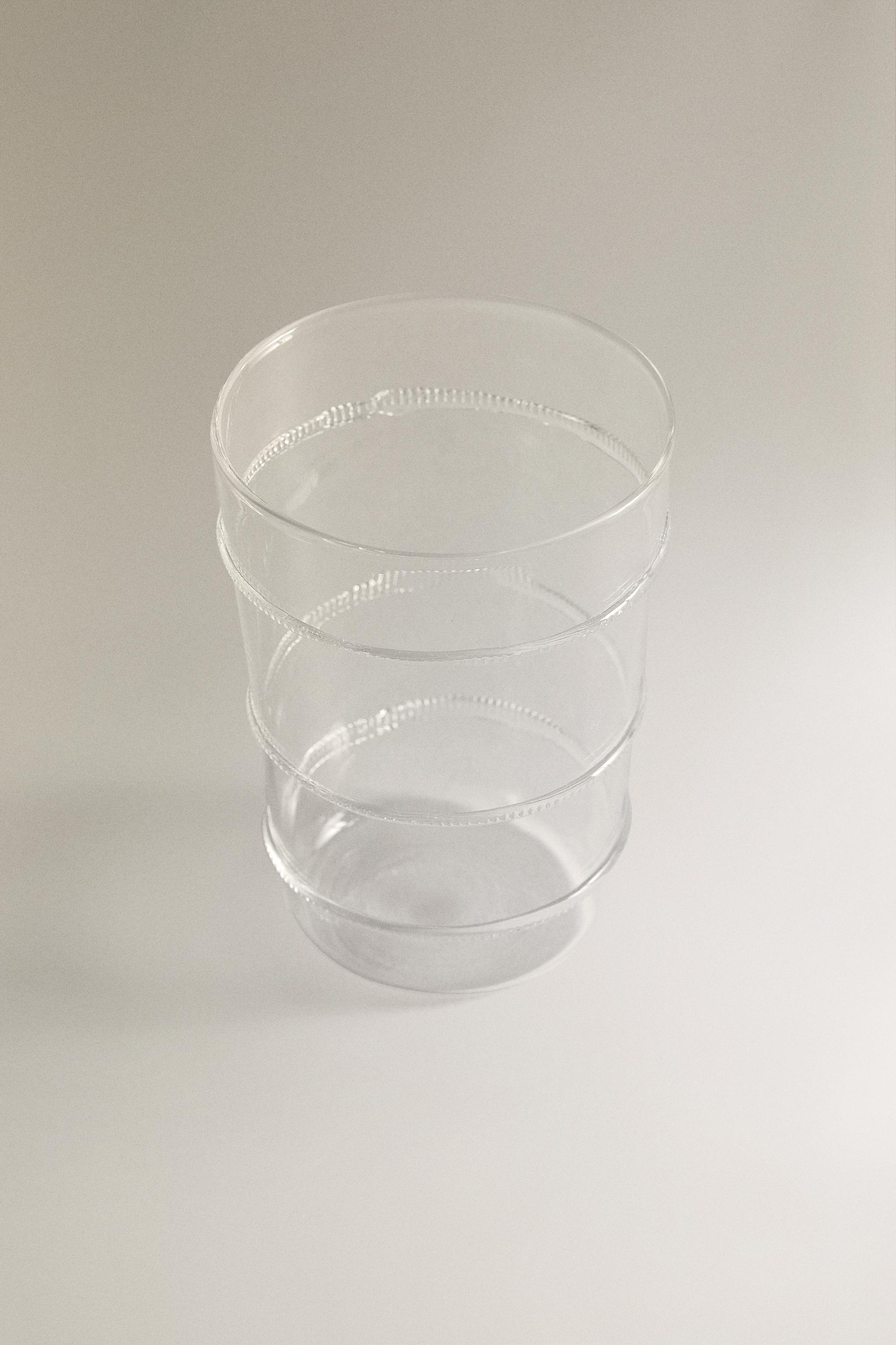 BOROSILICATE TUMBLER WITH LINES