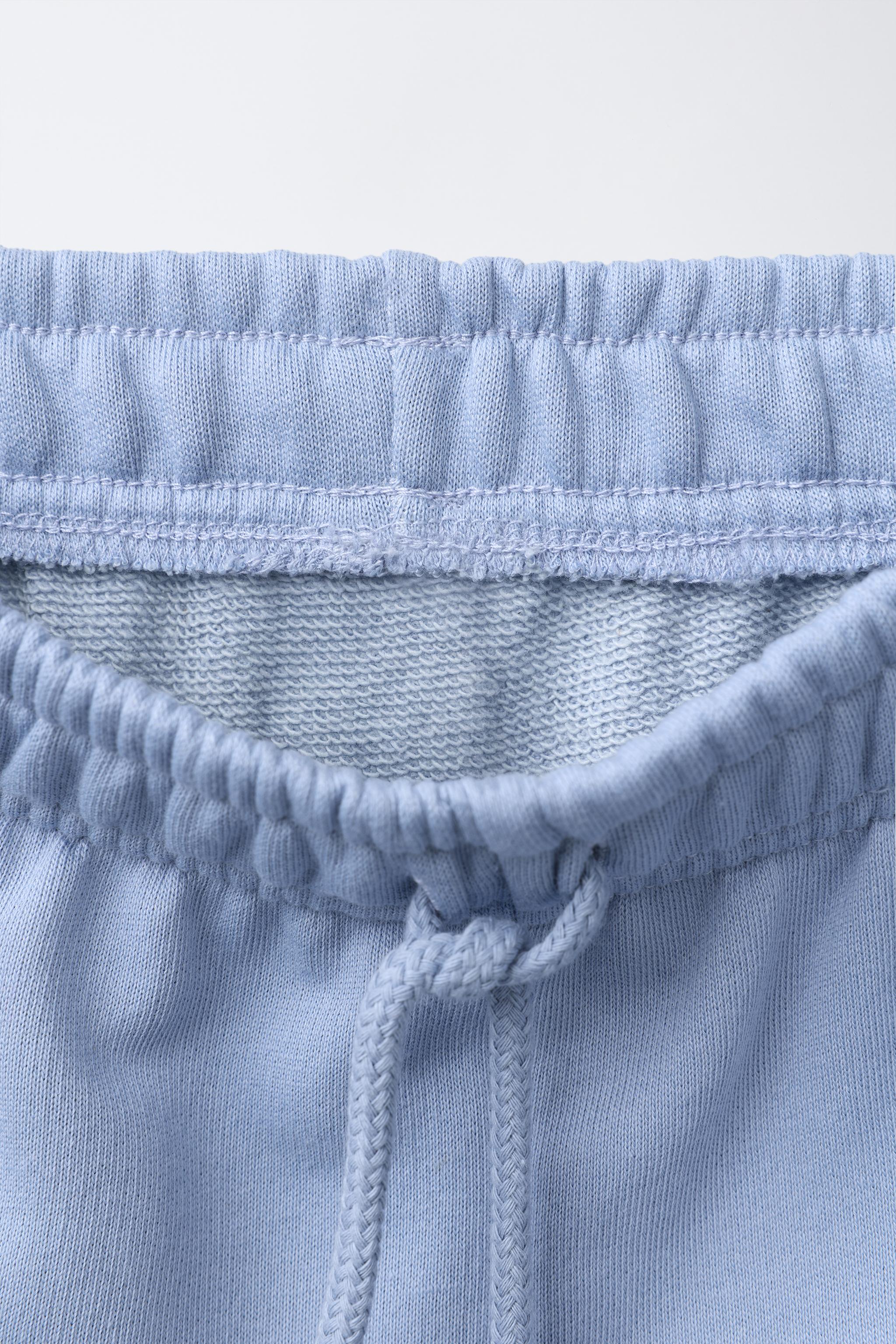 WIDE LEG PLUSH JOGGING PANTS