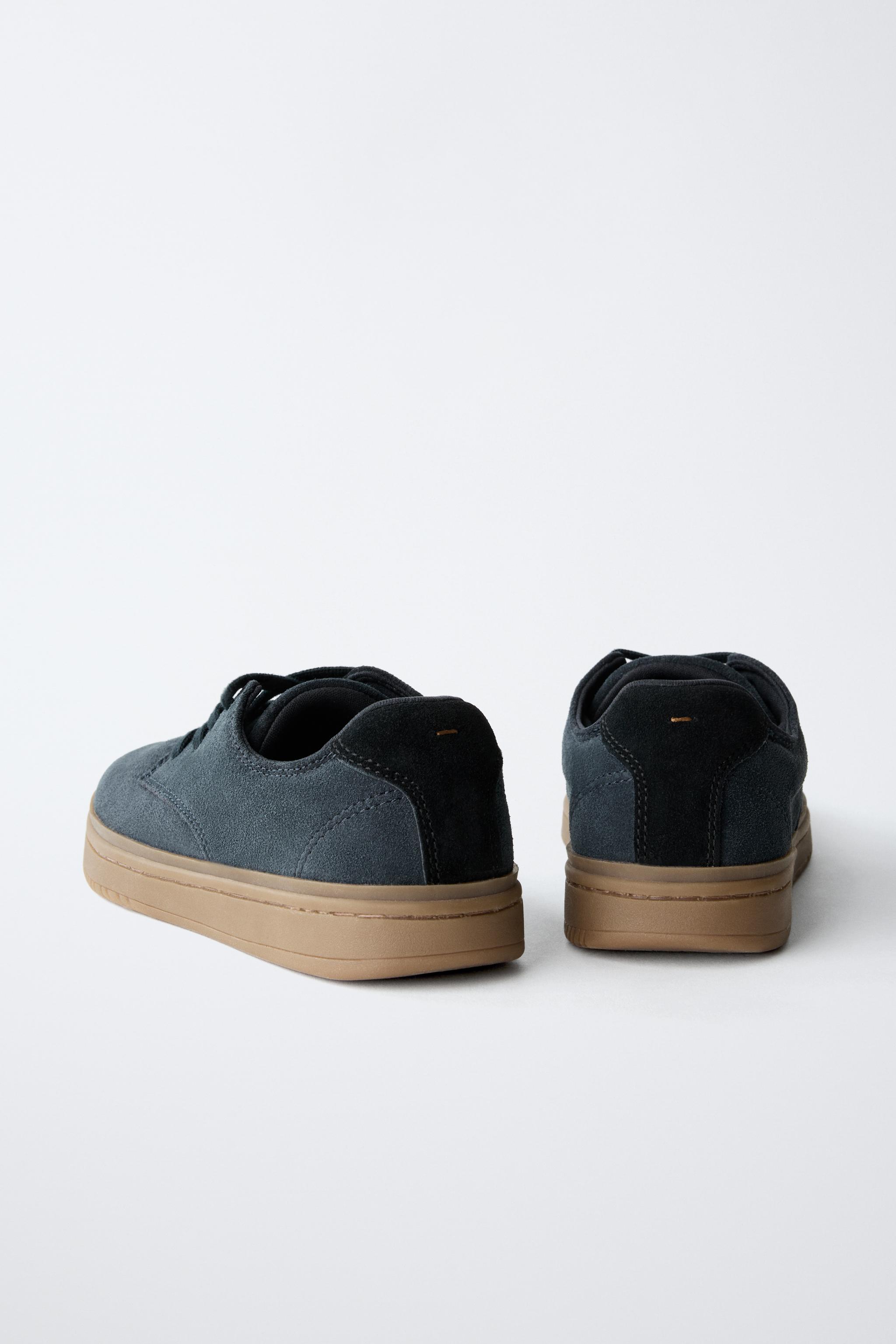 SPLIT LEATHER SPORT DERBY SHOES