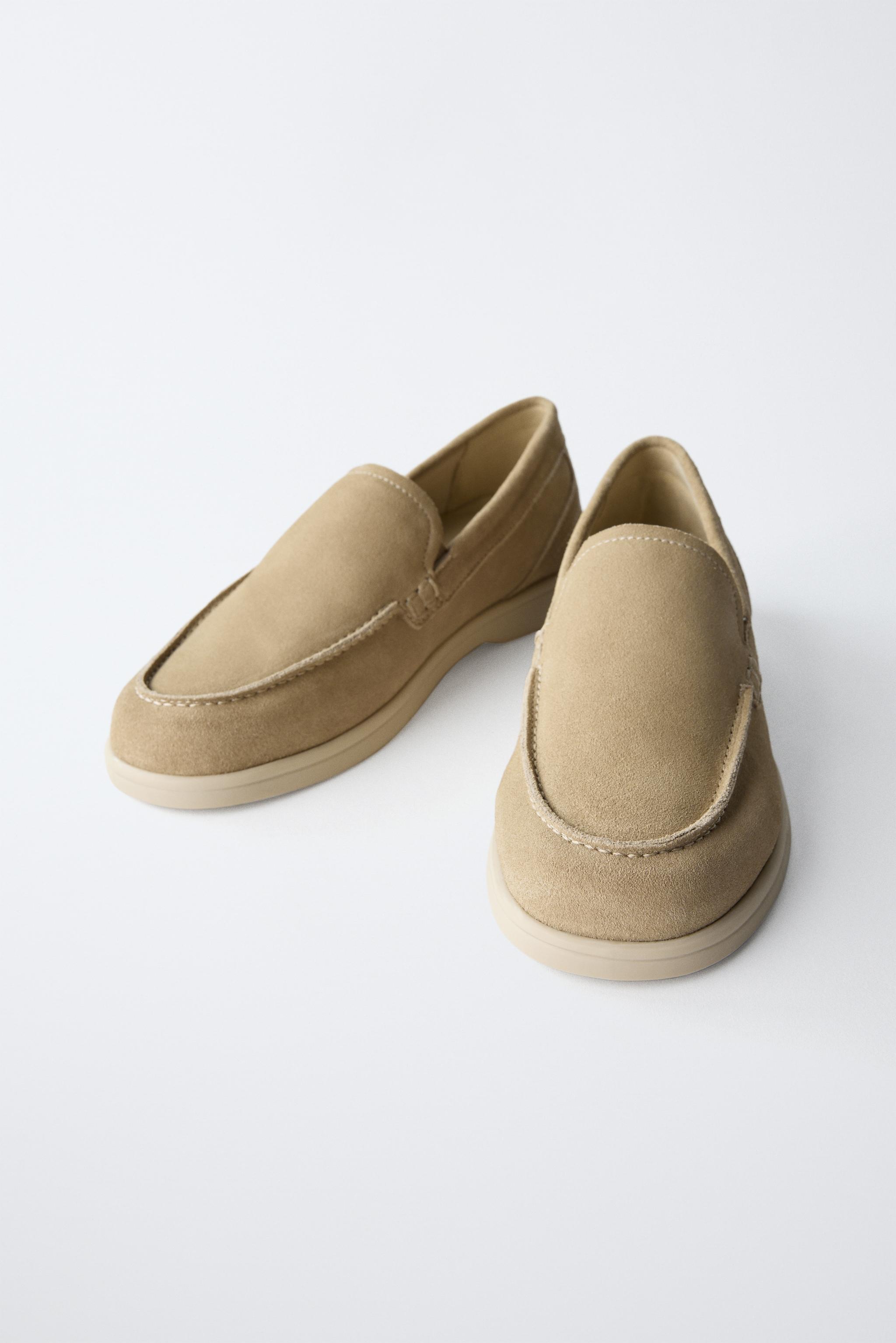 SPLIT LEATHER DECK SHOES