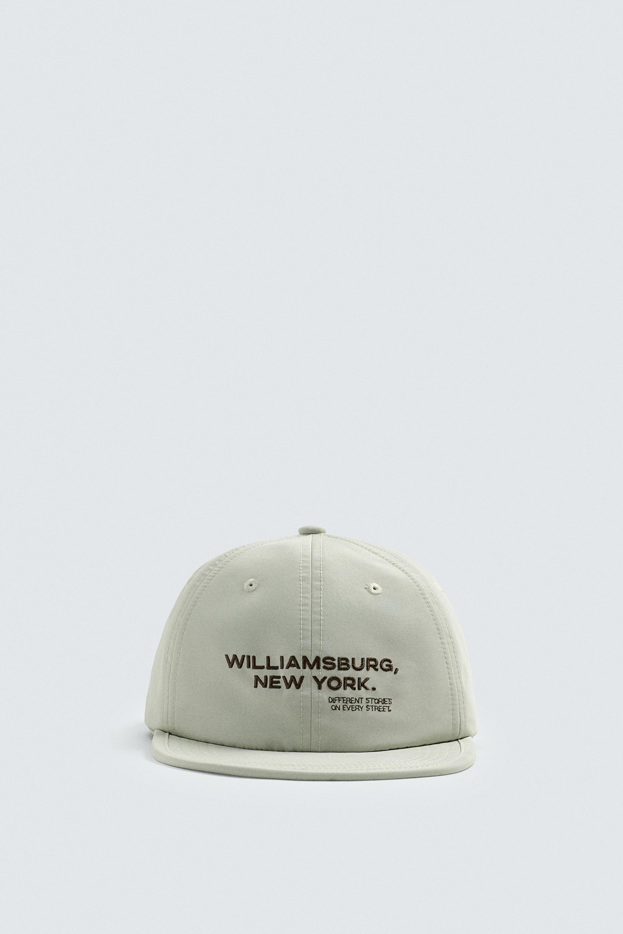 EMBROIDERED FLAT VISOR CAP
