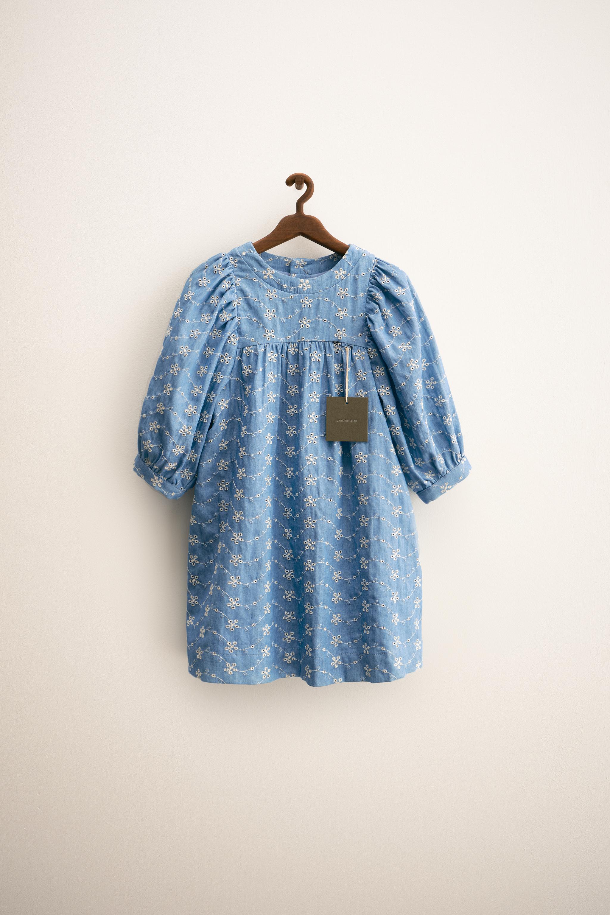 ZARA TIMELESS - EMBROIDERED FLORAL DRESS