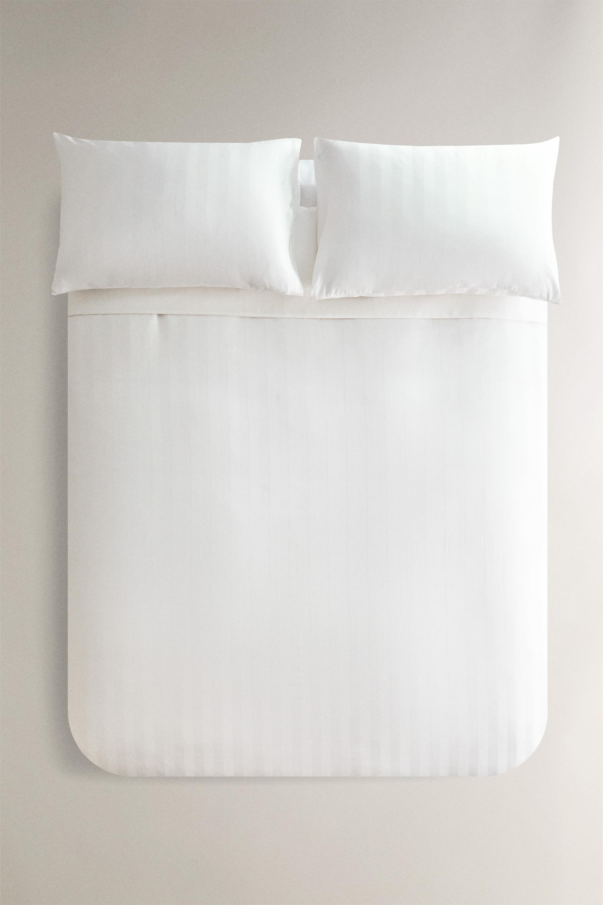 SATEEN STRIPED DUVET COVER (500 THREAD COUNT)