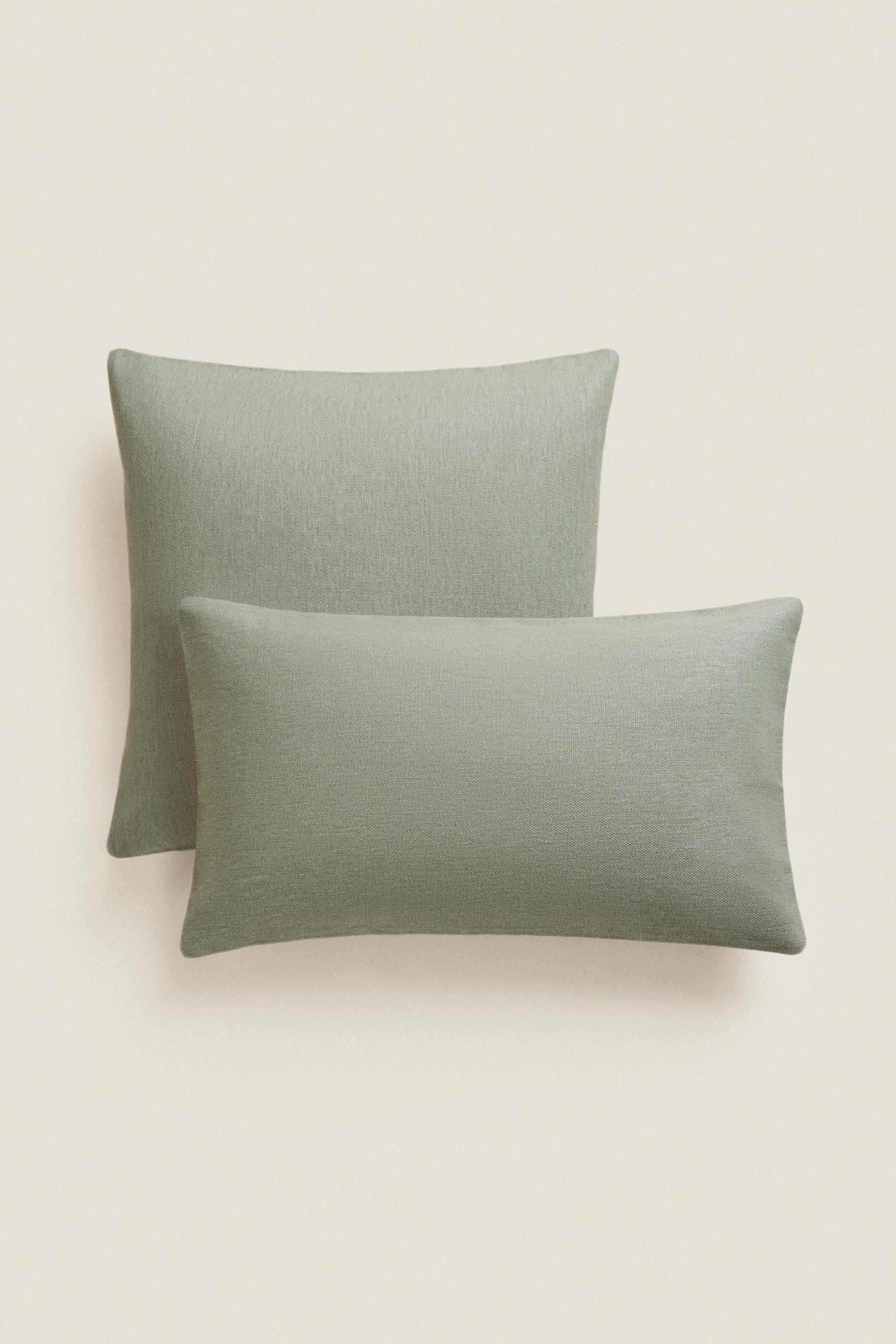 PLAIN THROW PILLOW COVER