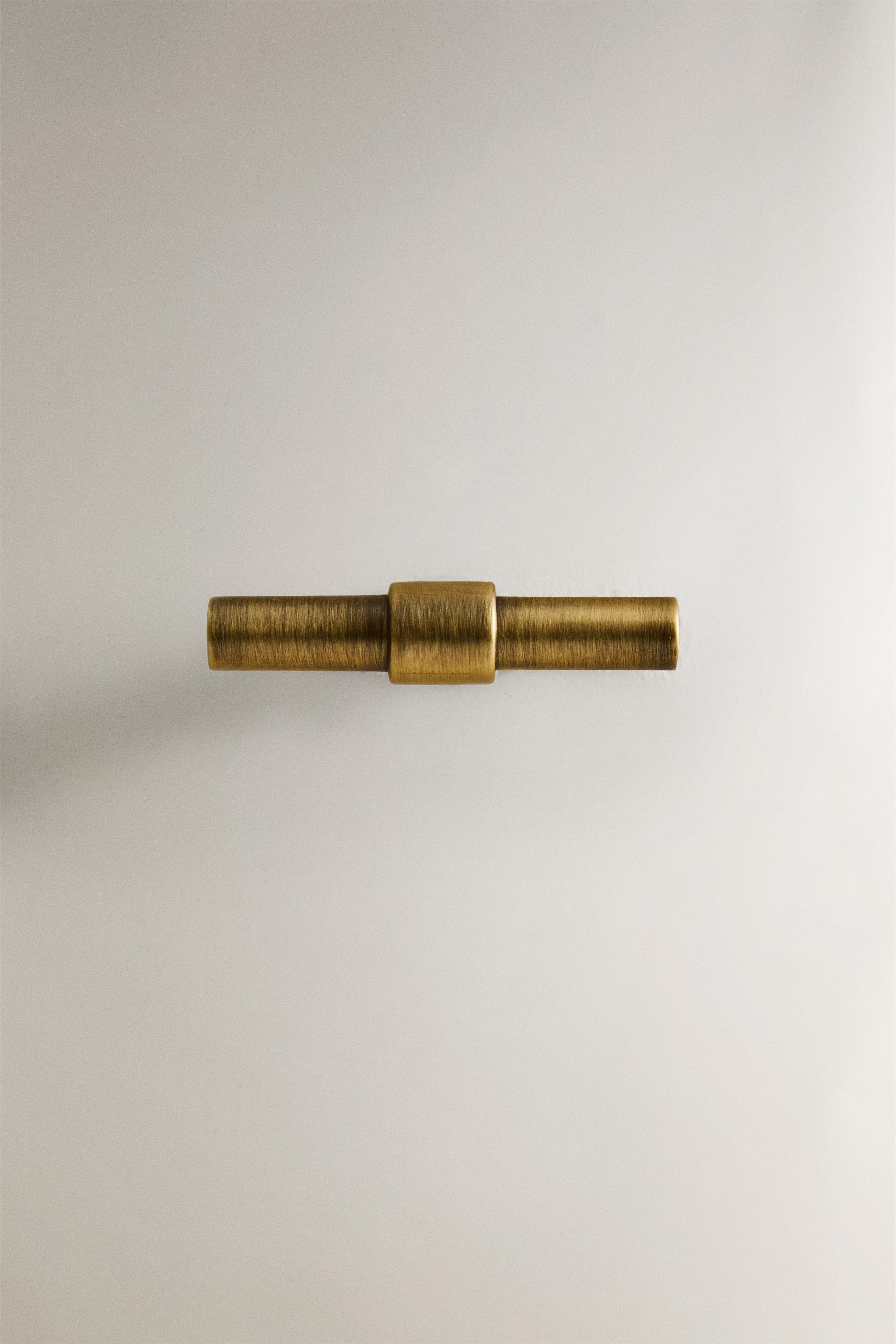 SET OF GOLD METALLIC KNOBS (SET OF 2)