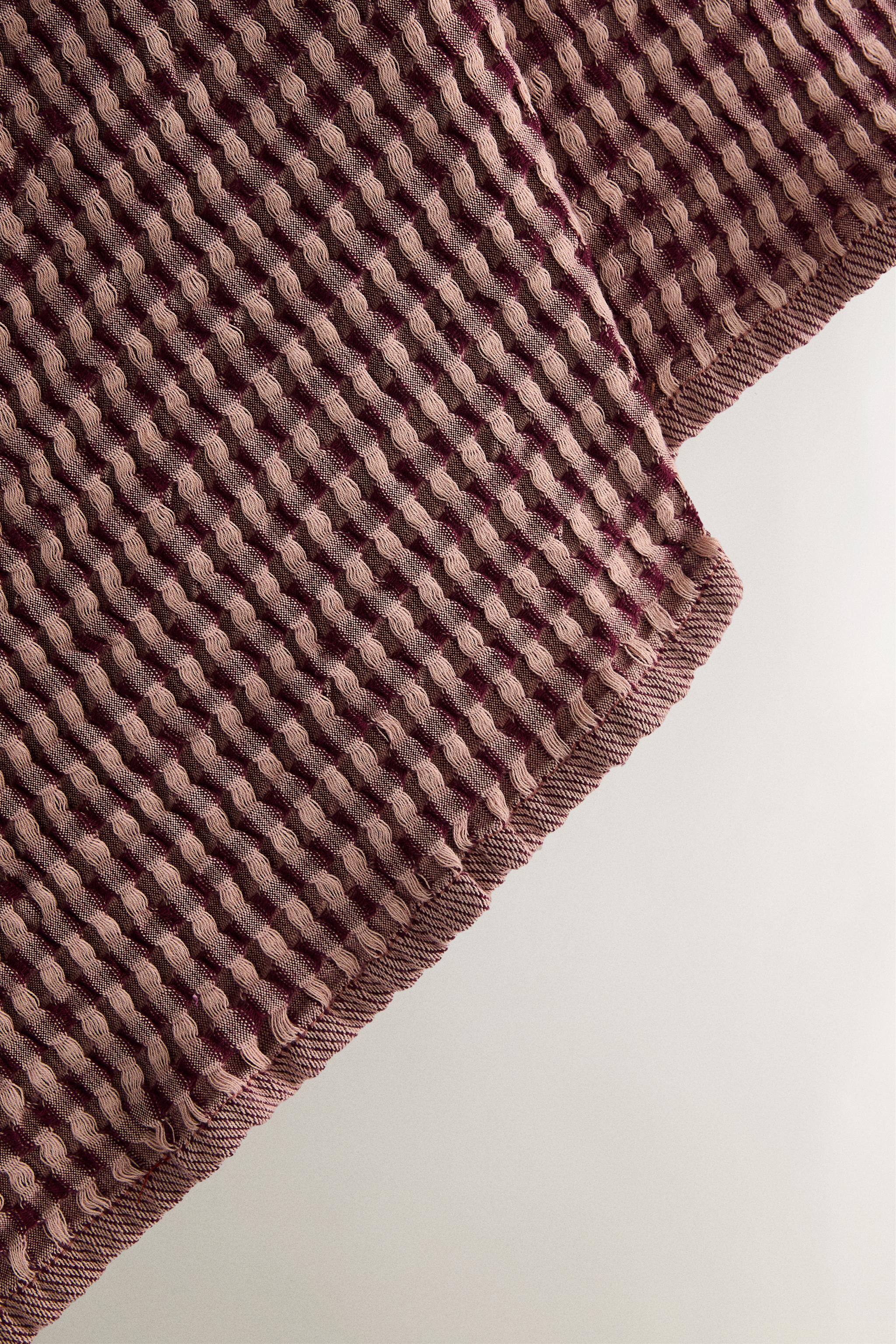 WAFFLE-KNIT COTTON KITCHEN TOWEL X COLLAGERIE