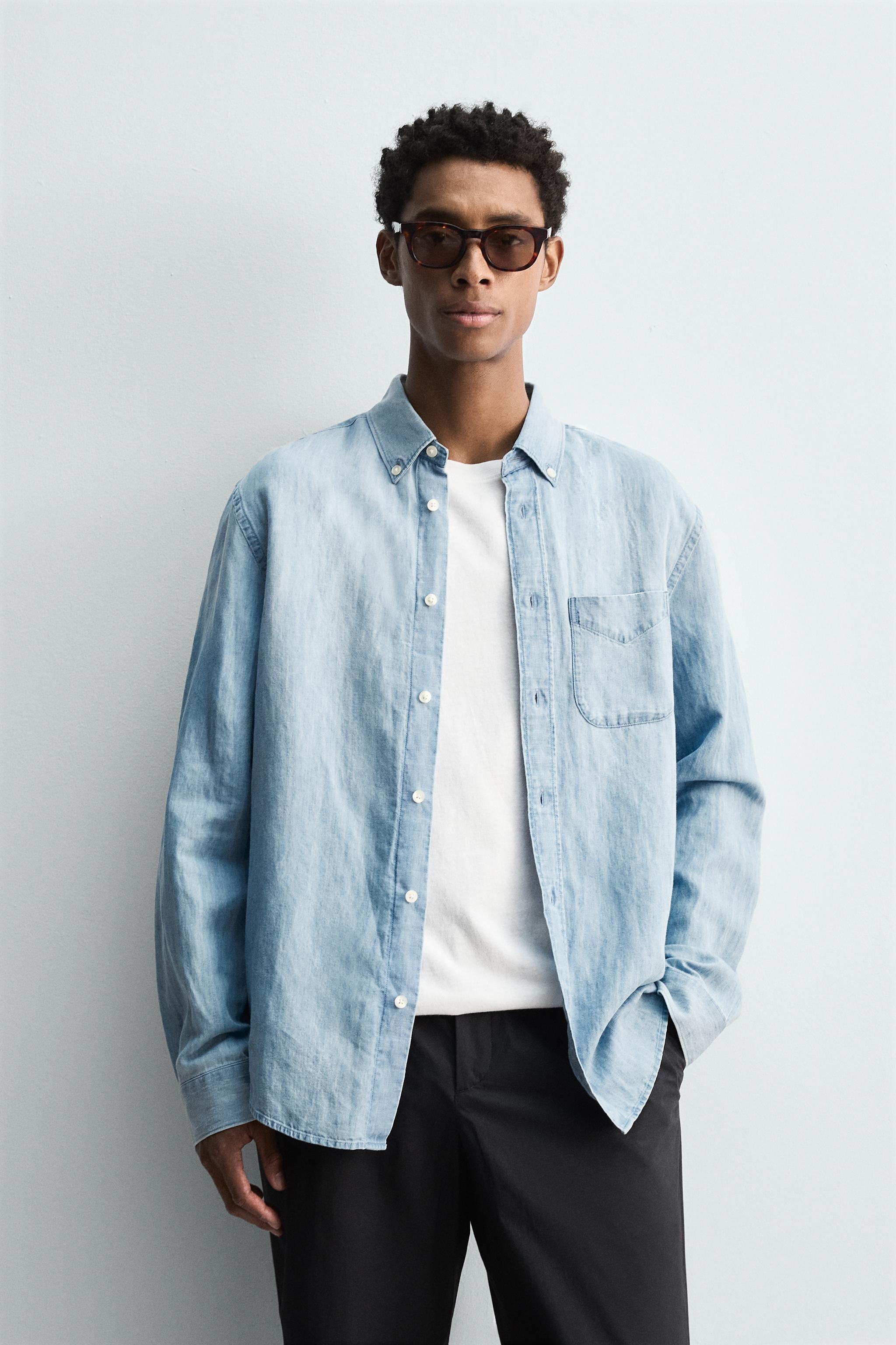 REGULAR FIT DENIM SHIRT