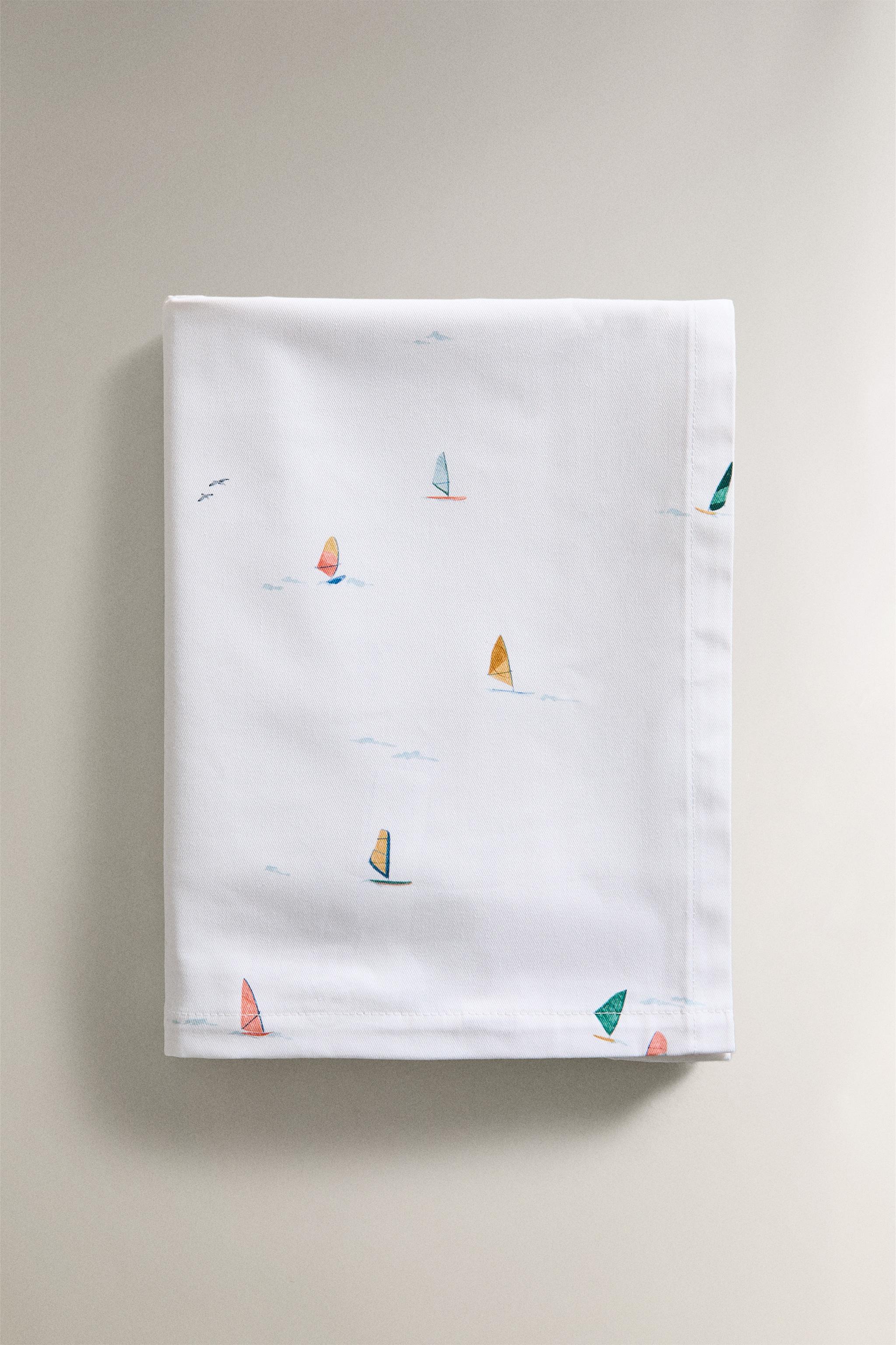 RESIN-COATED WINDSURF COTTON TABLECLOTH
