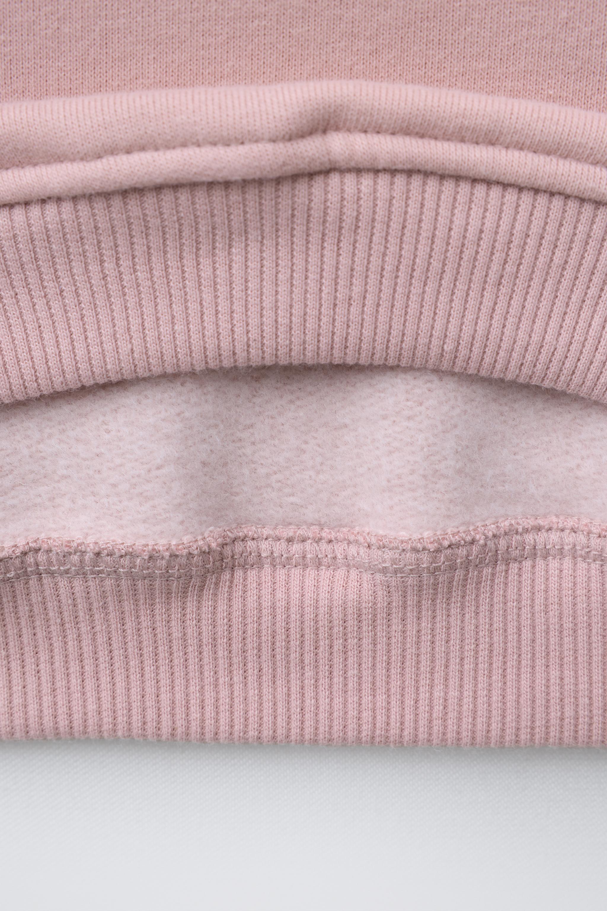 FLORAL RUFFLE SWEATSHIRT